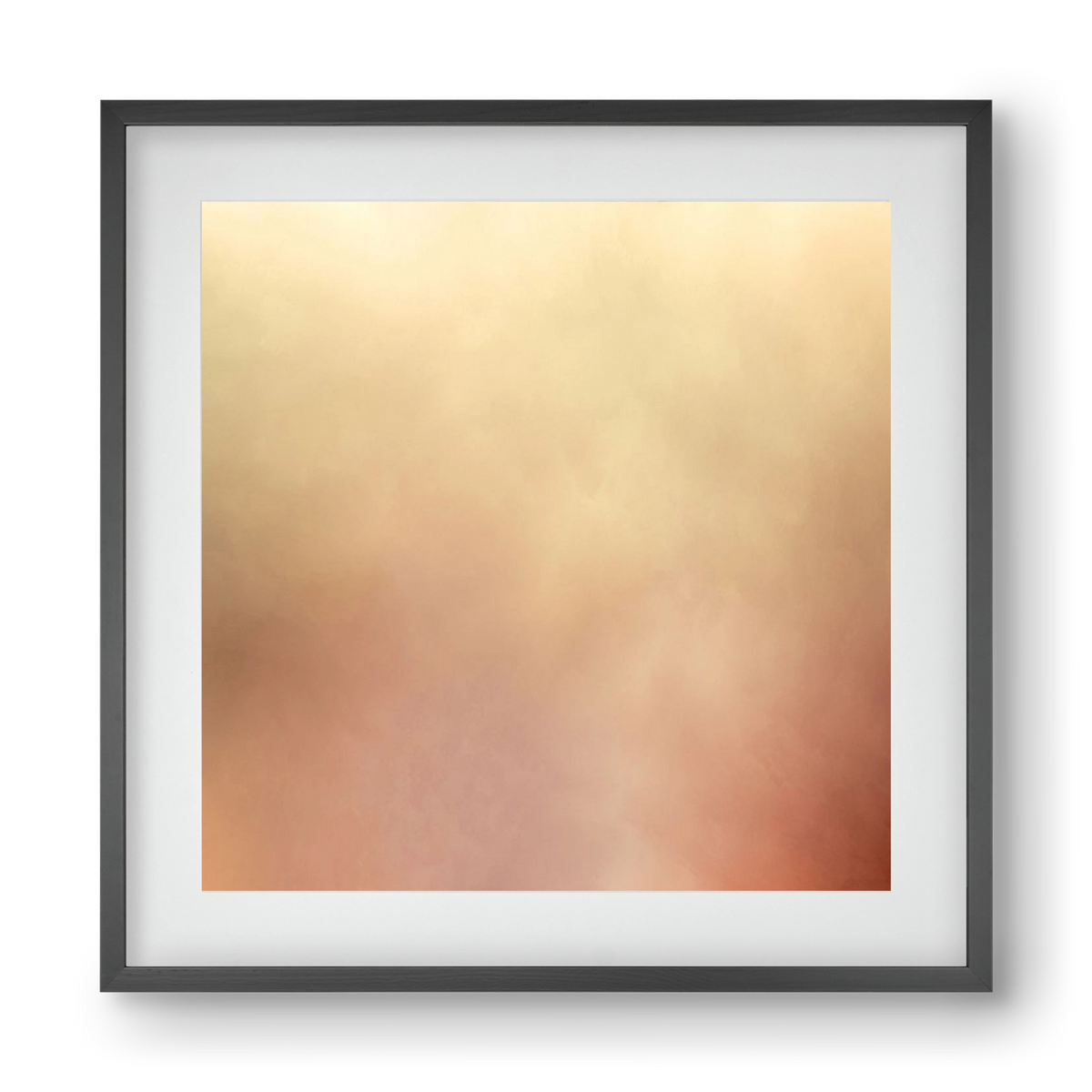  SUMMER SUNSET - QD03, 40x40 cm (30x30 cm), Fekete keret, paszpartuval