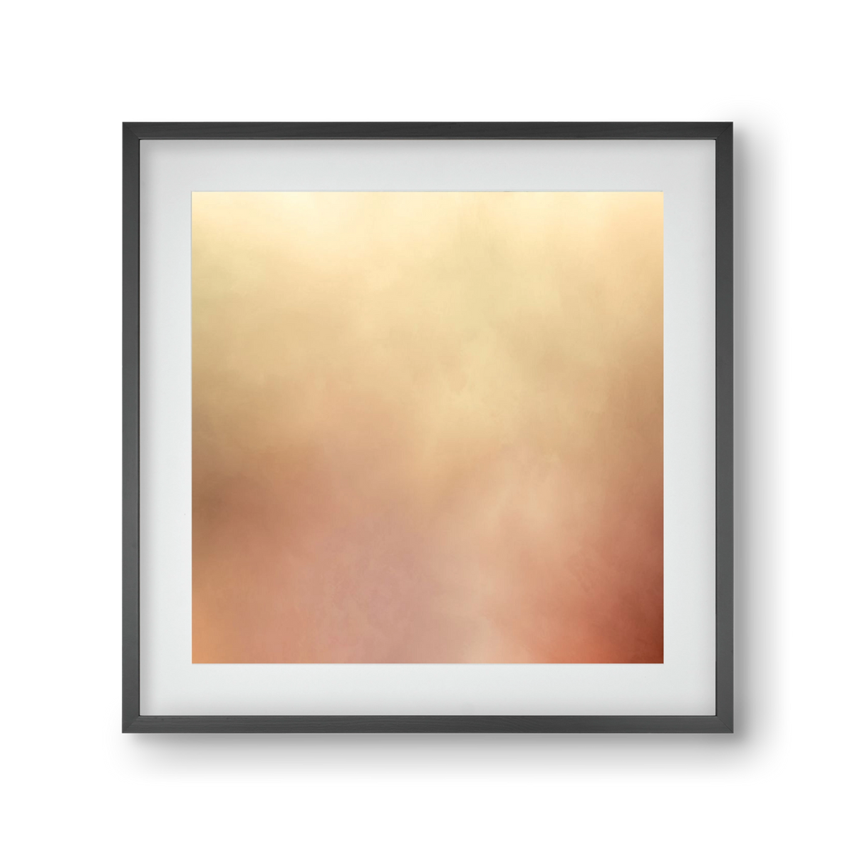  SUMMER SUNSET - QD03, 30x30 cm (20x20 cm), Fekete keret, paszpartuval