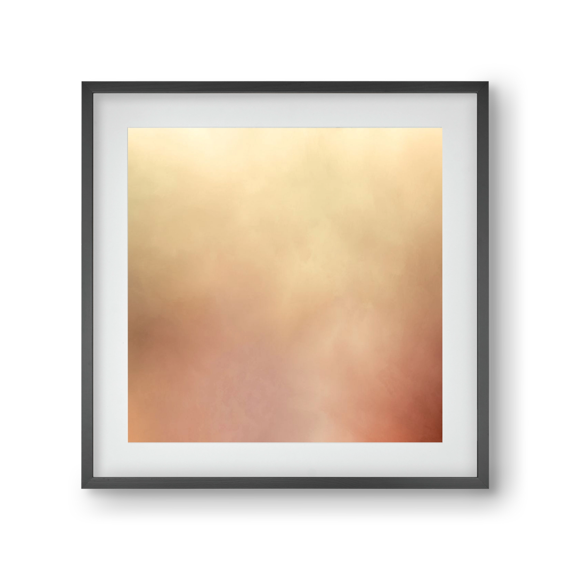  SUMMER SUNSET - QD03, 30x30 cm (20x20 cm), Fekete keret, paszpartuval