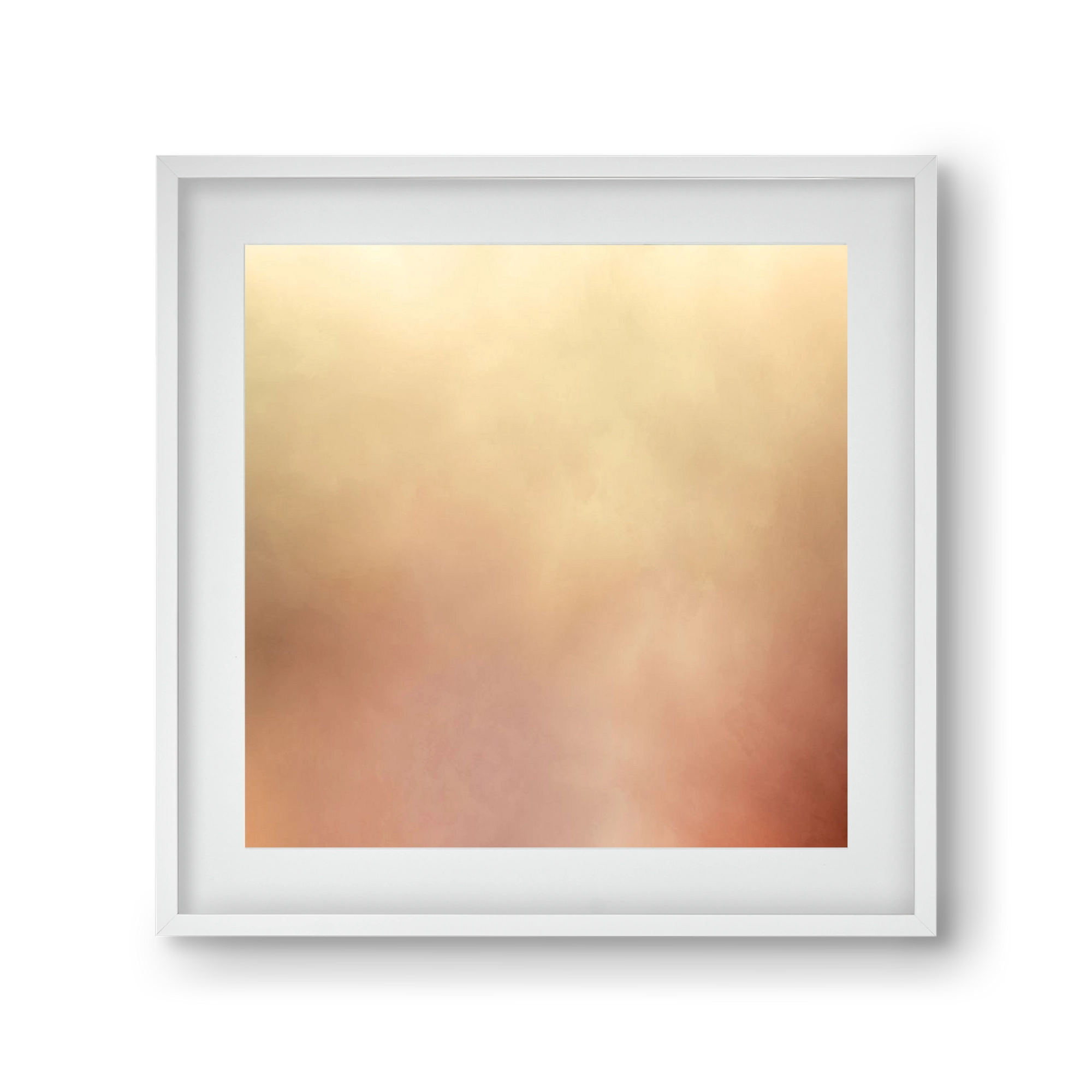  SUMMER SUNSET - QD03, 30x30 cm (20x20 cm), Fehér keret, paszpartuval