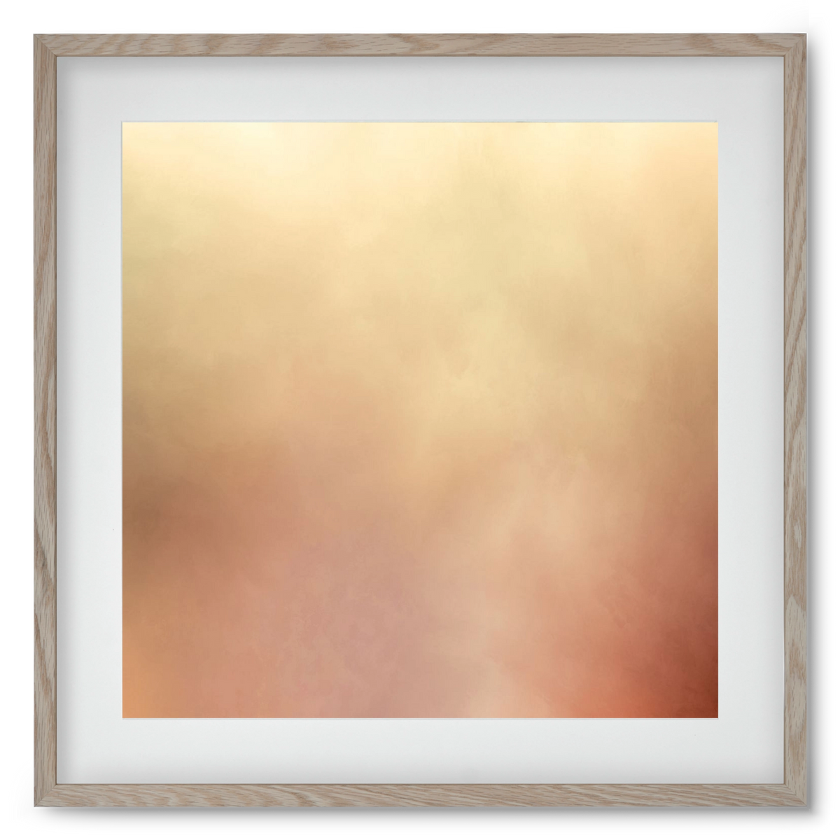  SUMMER SUNSET - QD03, 50x50 cm (40x40 cm), Tölgy keret, paszpartuval