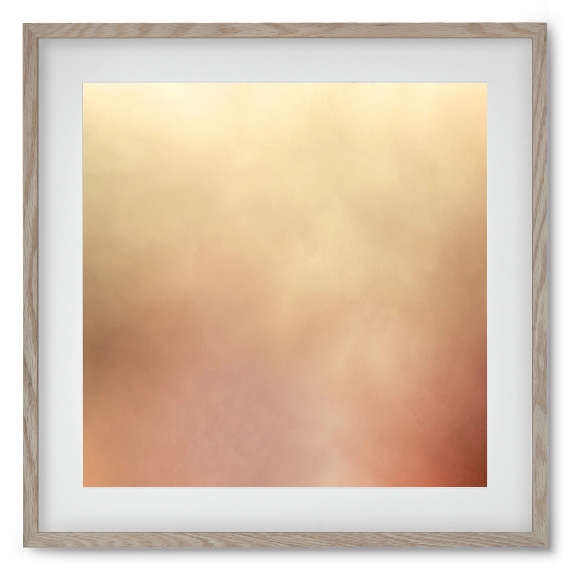  SUMMER SUNSET - QD03, 50x50 cm (40x40 cm), Tölgy keret, paszpartuval