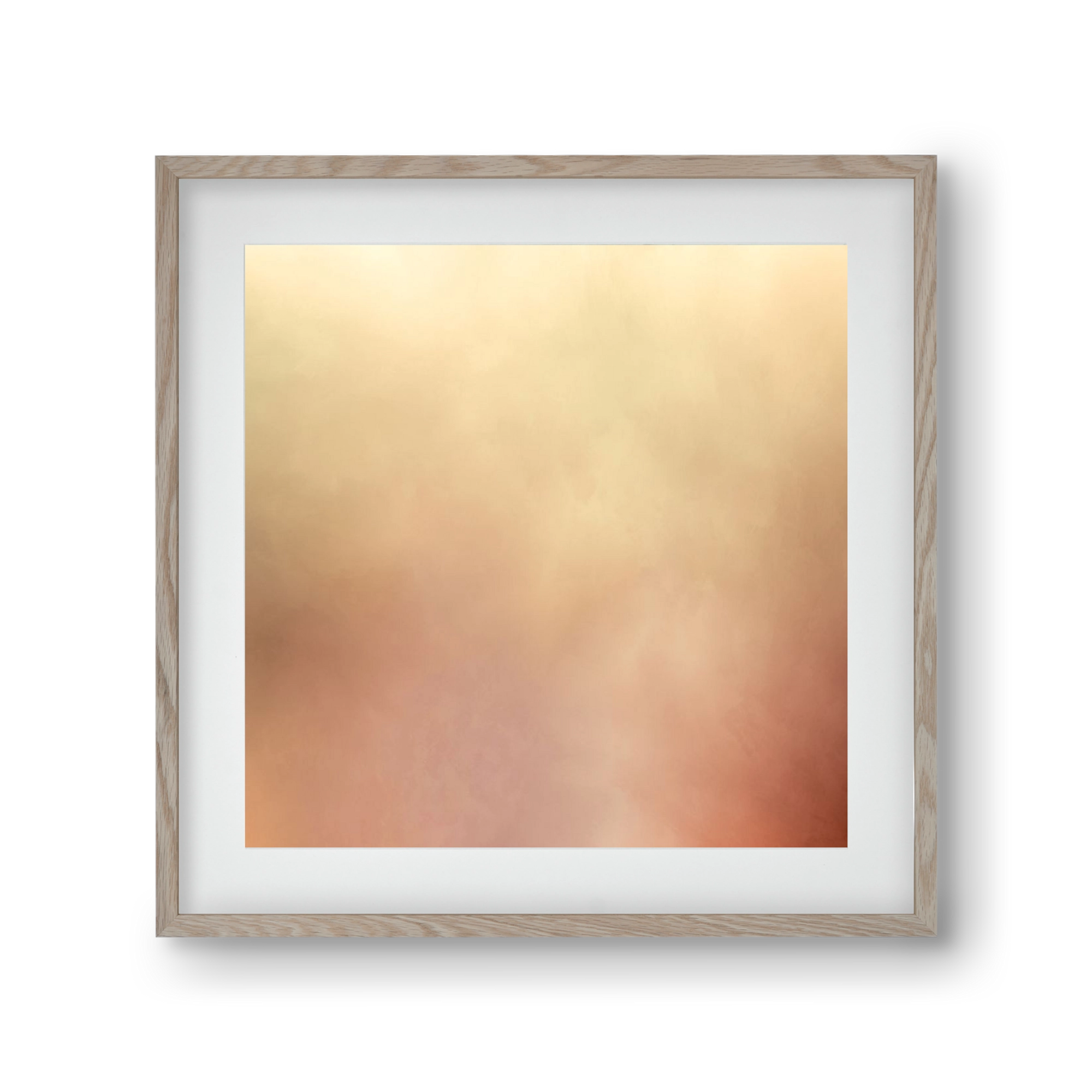  SUMMER SUNSET - QD03, 30x30 cm (20x20 cm), Tölgy keret, paszpartuval