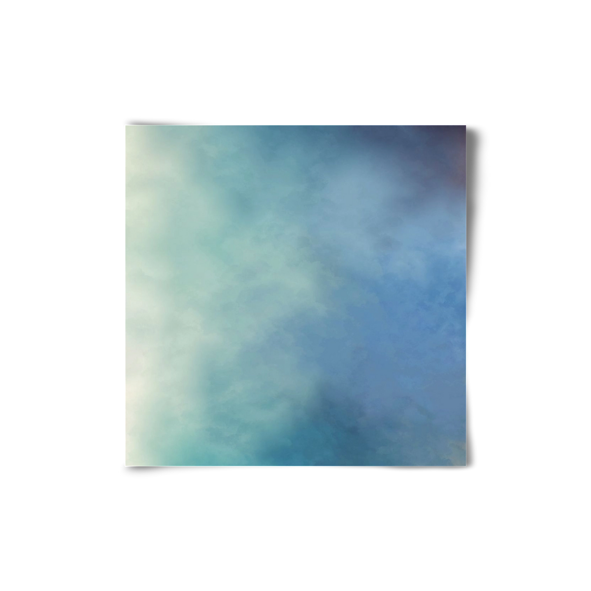 BLUE HORIZON , 20x20 cm, Keret nélkül