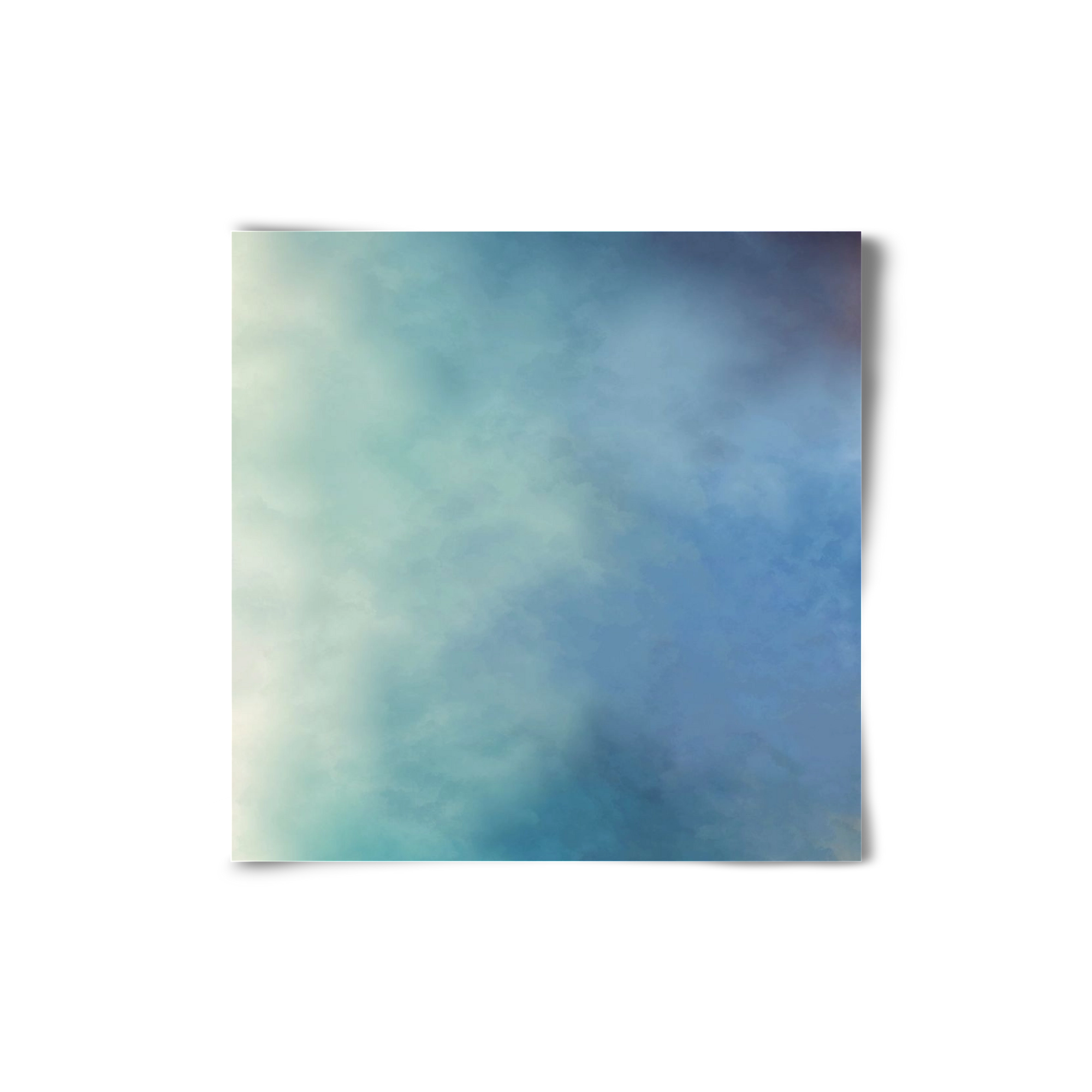 BLUE HORIZON , 20x20 cm, Keret nélkül