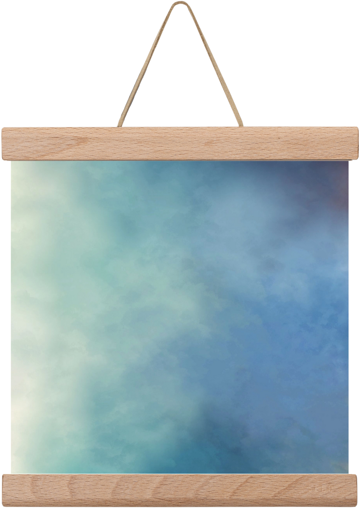 BLUE HORIZON , 20x20 cm (20x20 cm), Tölgy akasztó