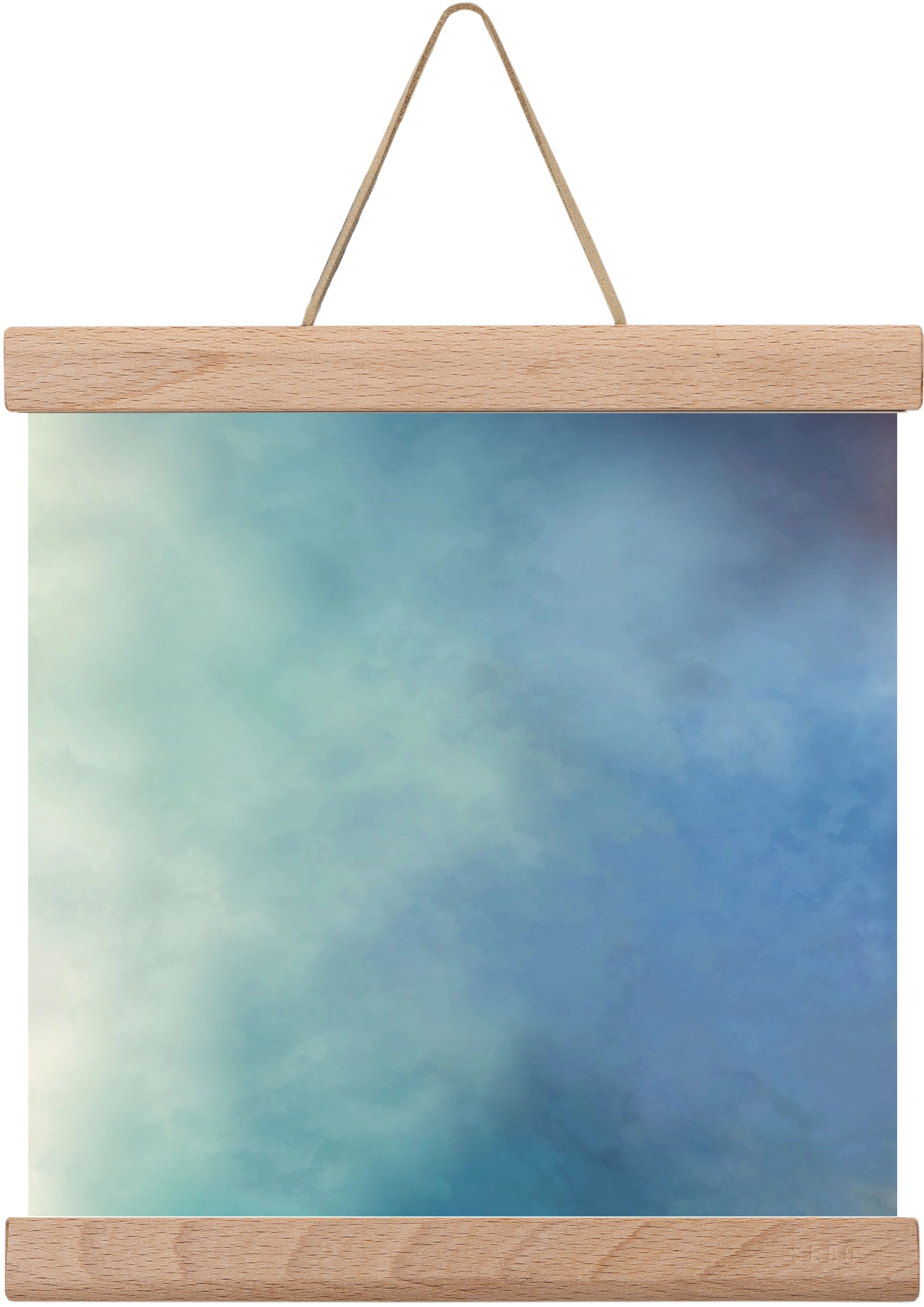 BLUE HORIZON , 20x20 cm (20x20 cm), Tölgy akasztó