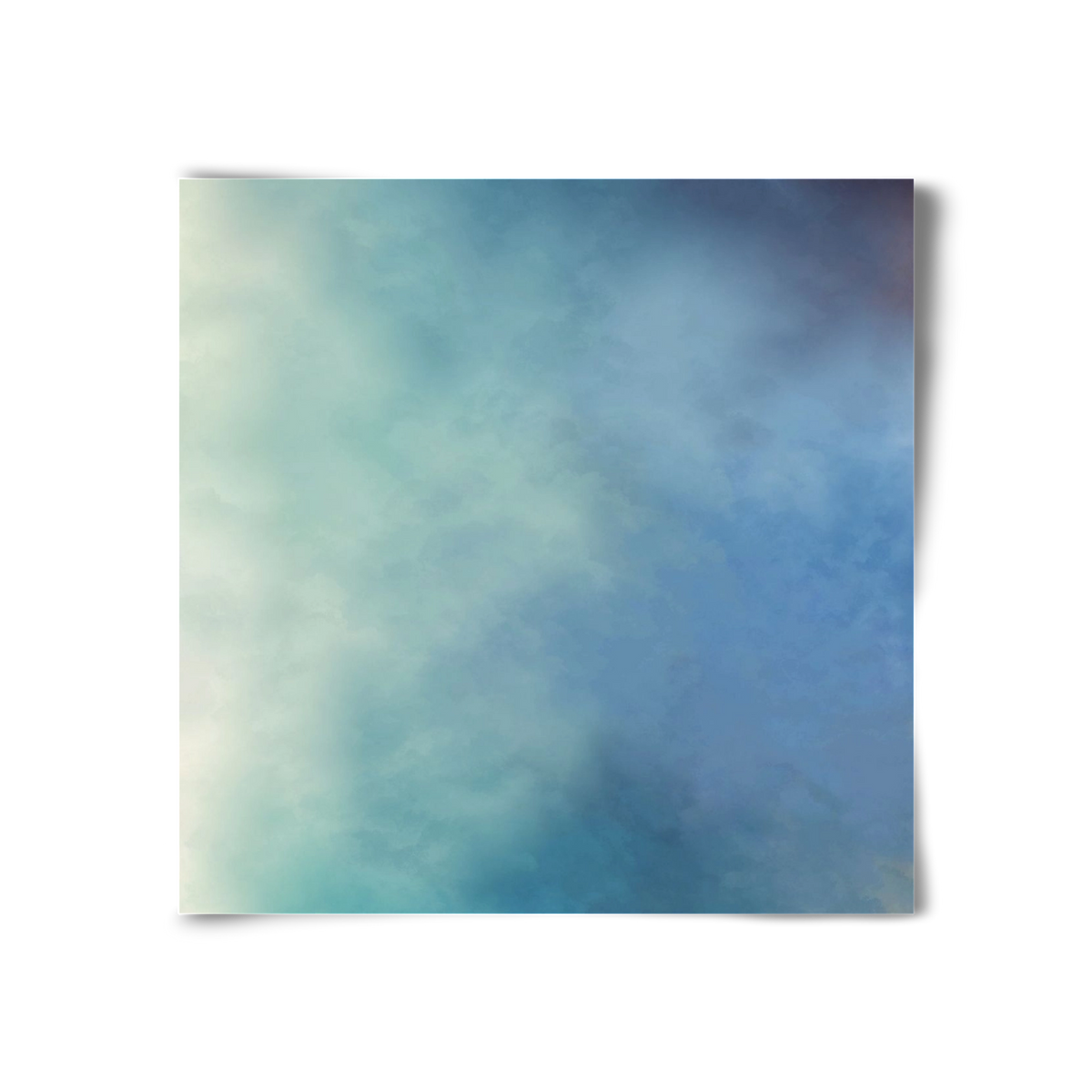 BLUE HORIZON , 30x30 cm, Keret nélkül