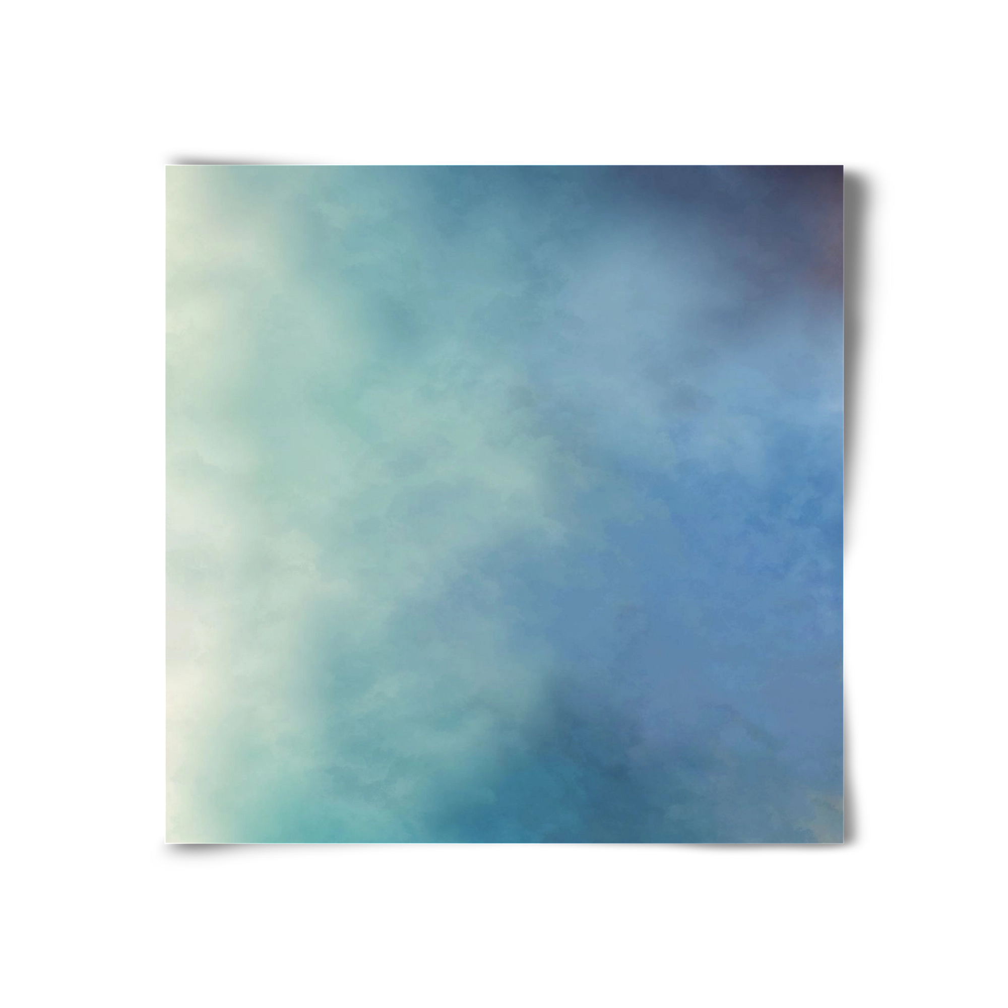 BLUE HORIZON , 30x30 cm, Keret nélkül