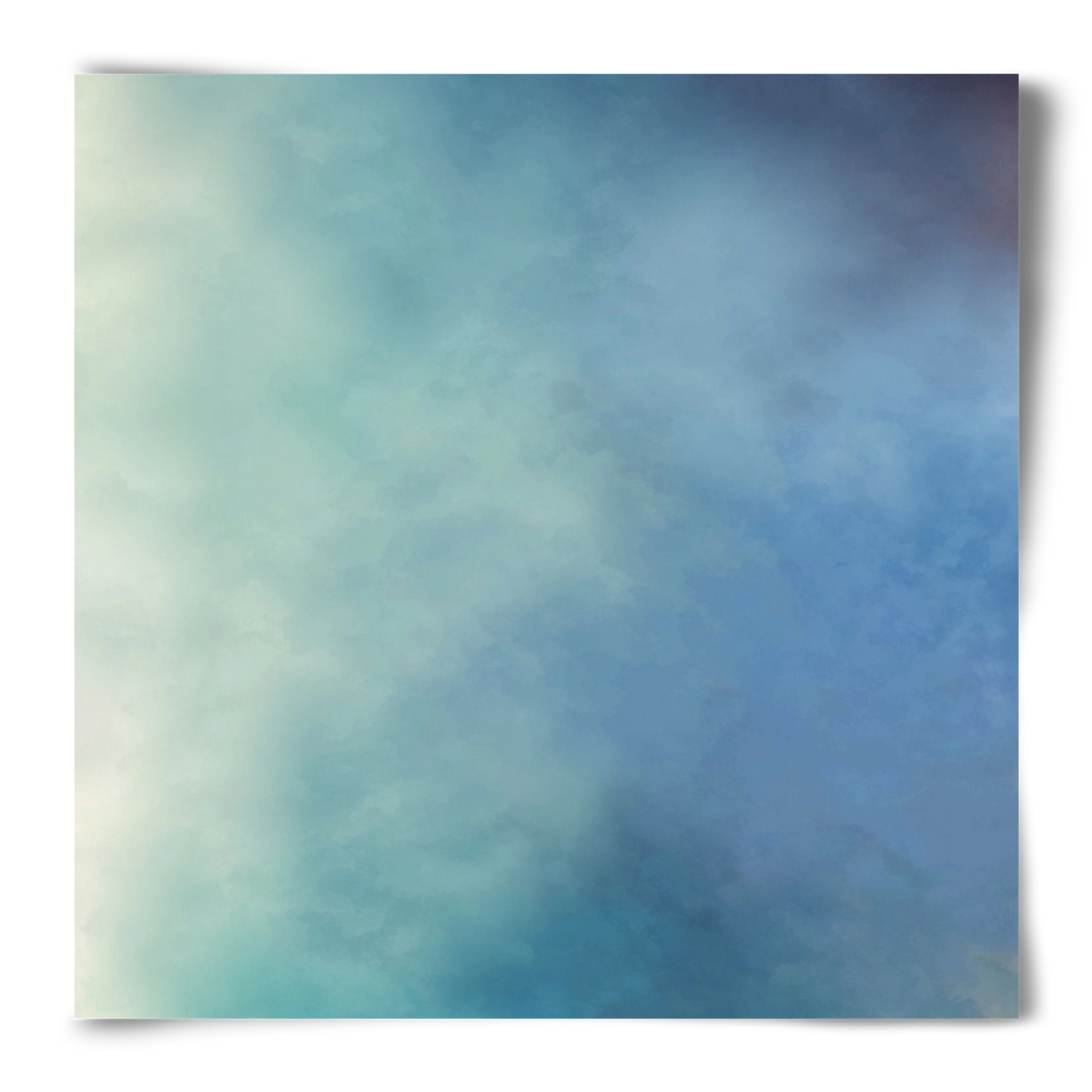 BLUE HORIZON , 50x50 cm, Keret nélkül