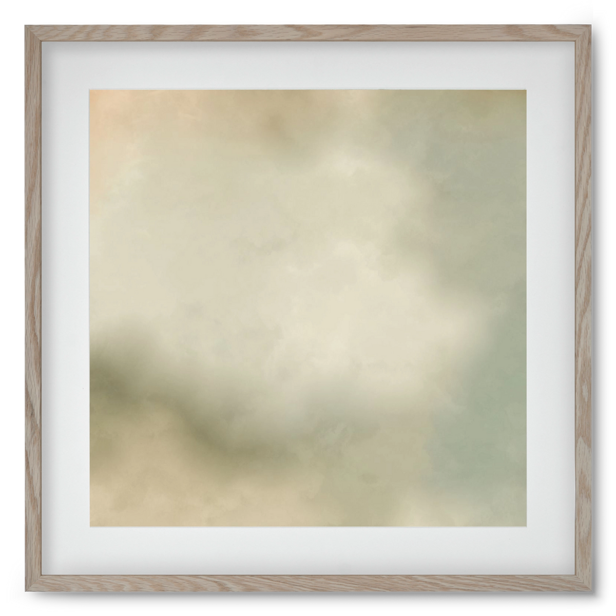 GRAY HORIZON , 50x50 cm (40x40 cm), Tölgy keret, paszpartuval