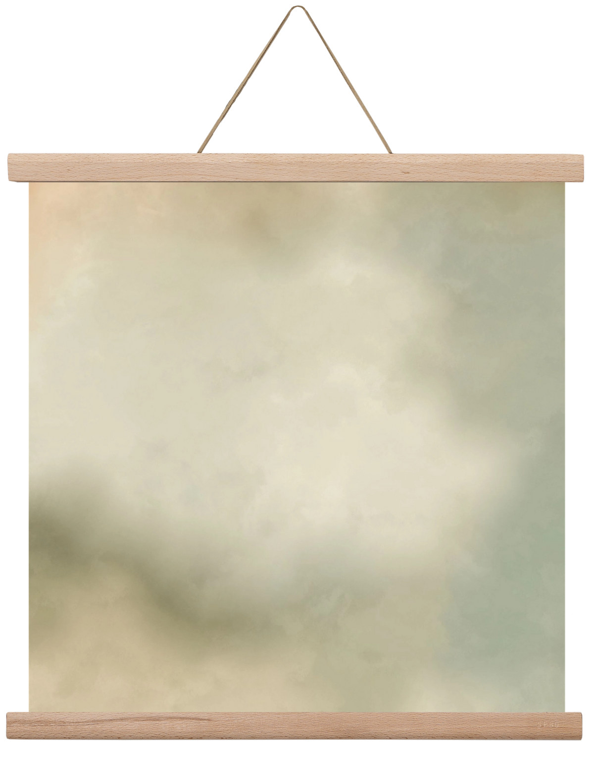 GRAY HORIZON , 40x40 cm (40x40 cm), Tölgy akasztó