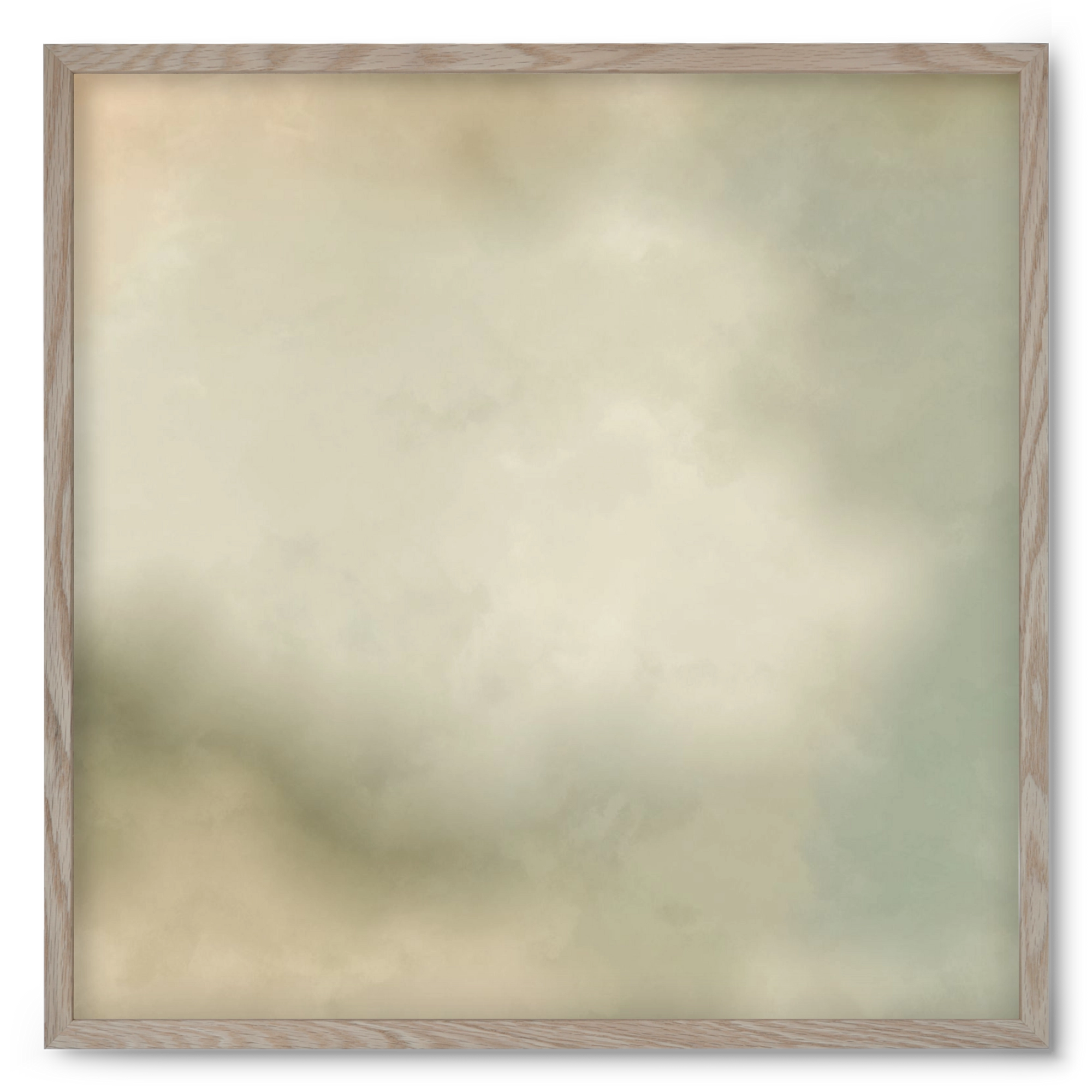 GRAY HORIZON , 50x50 cm (50x50 cm), Tölgy keret