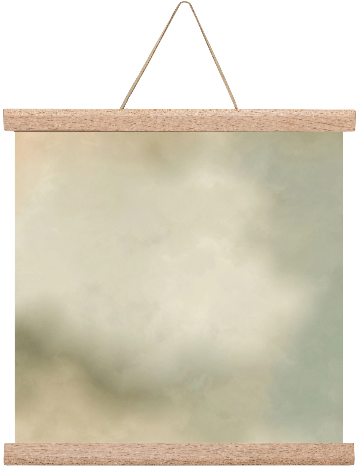 GRAY HORIZON , 30x30 cm (30x30 cm), Tölgy akasztó