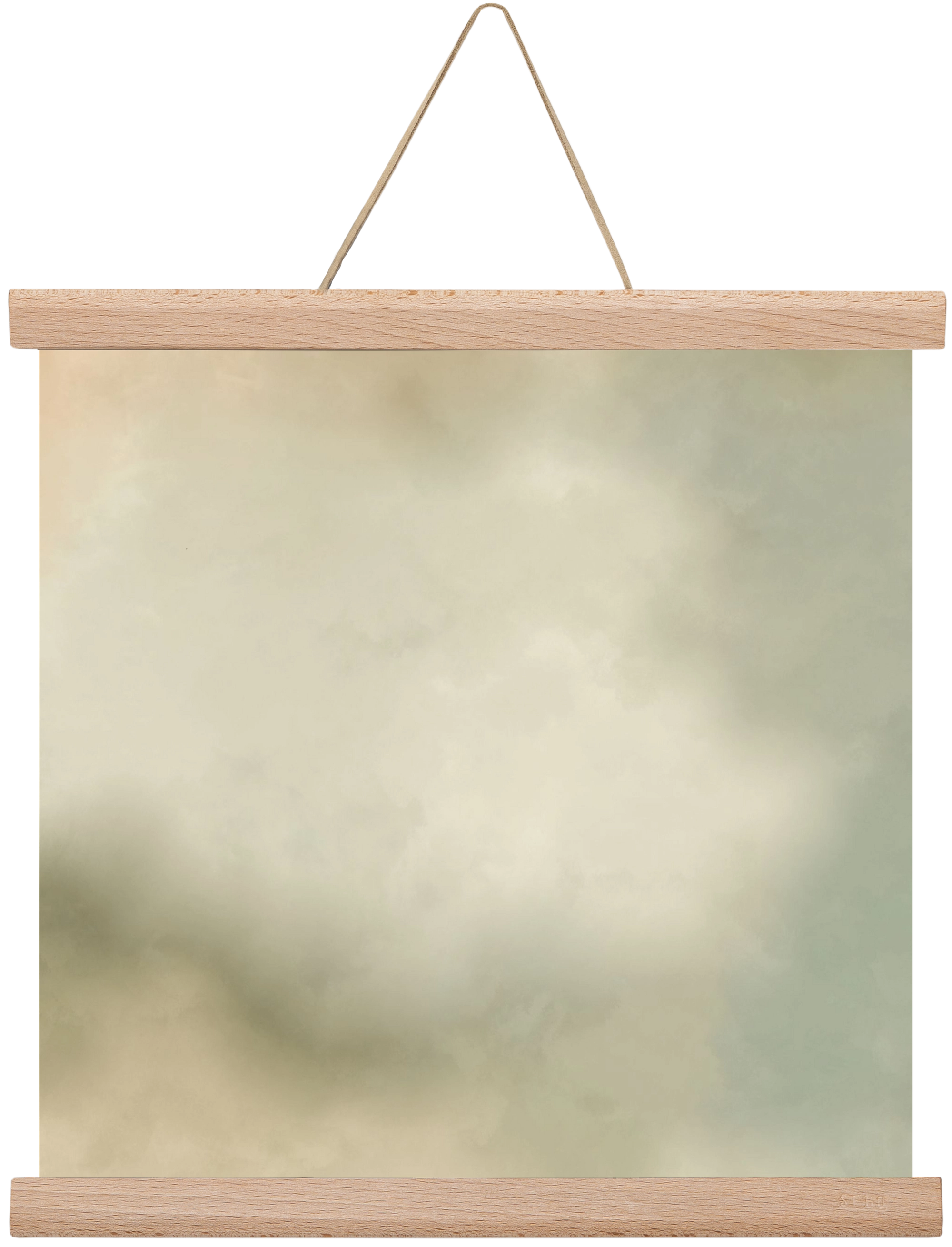 GRAY HORIZON , 30x30 cm (30x30 cm), Tölgy akasztó