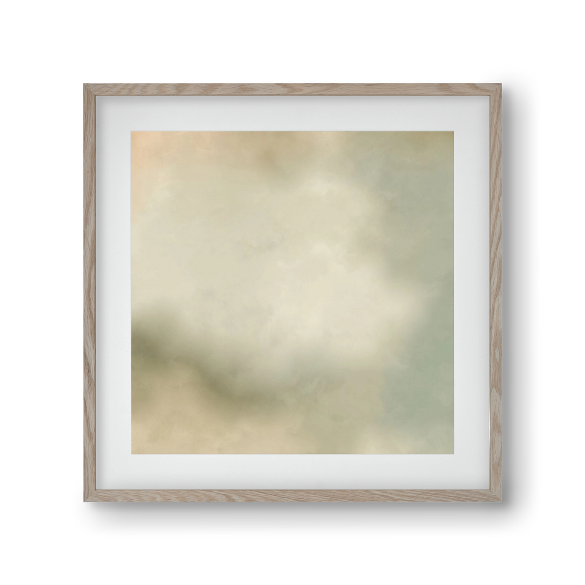 GRAY HORIZON , 30x30 cm (20x20 cm), Tölgy keret, paszpartuval