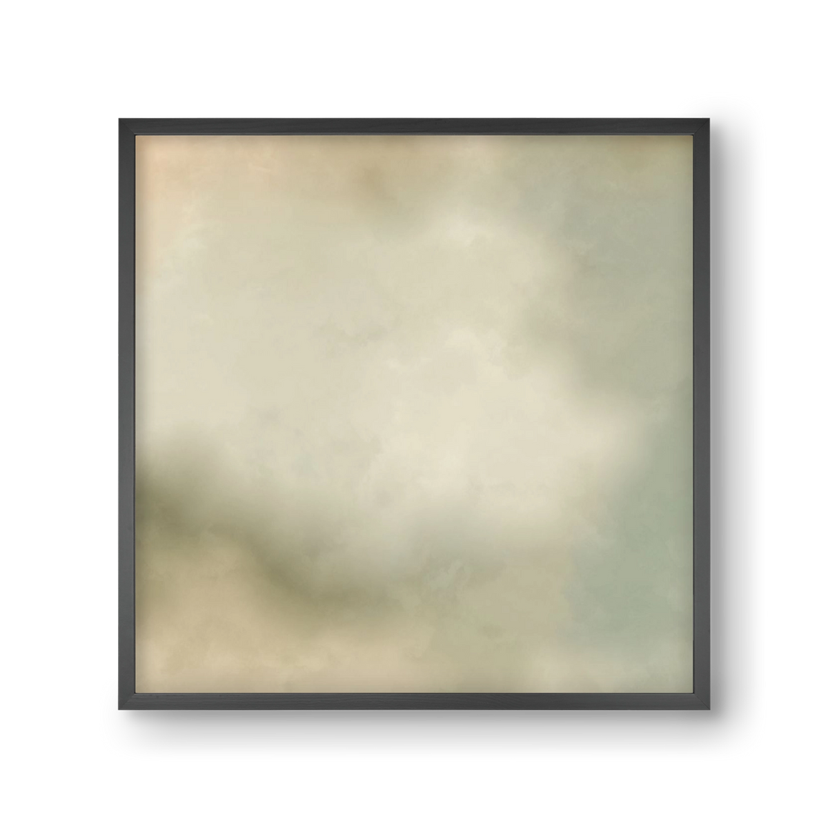 GRAY HORIZON , 30x30 cm (30x30 cm), Fekete keret