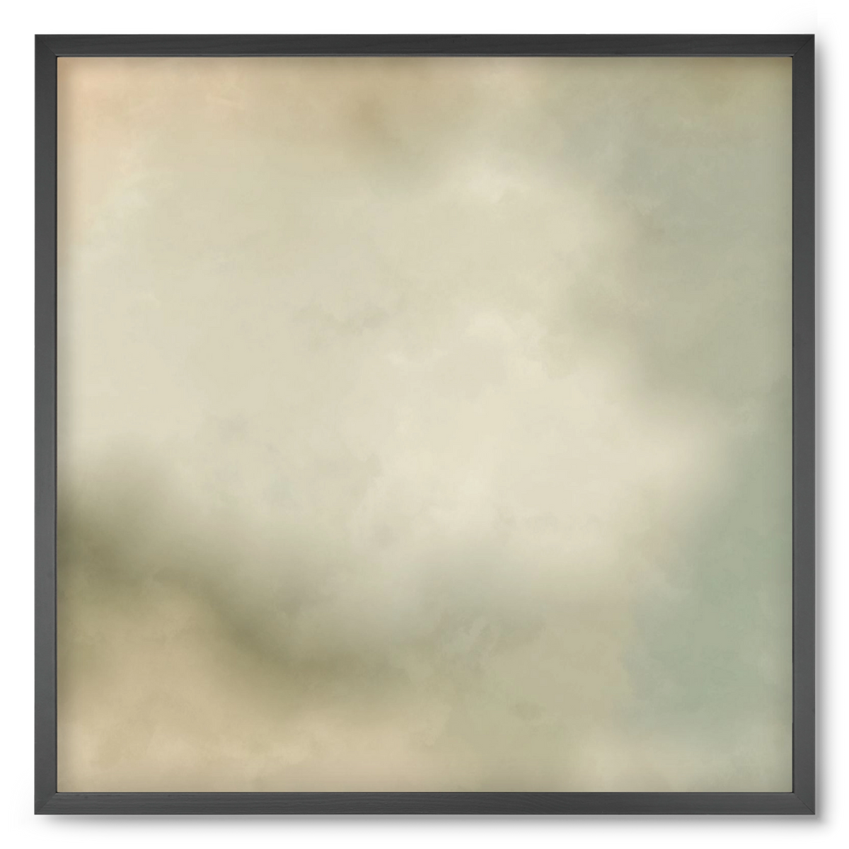 GRAY HORIZON , 50x50 cm (50x50 cm), Fekete keret