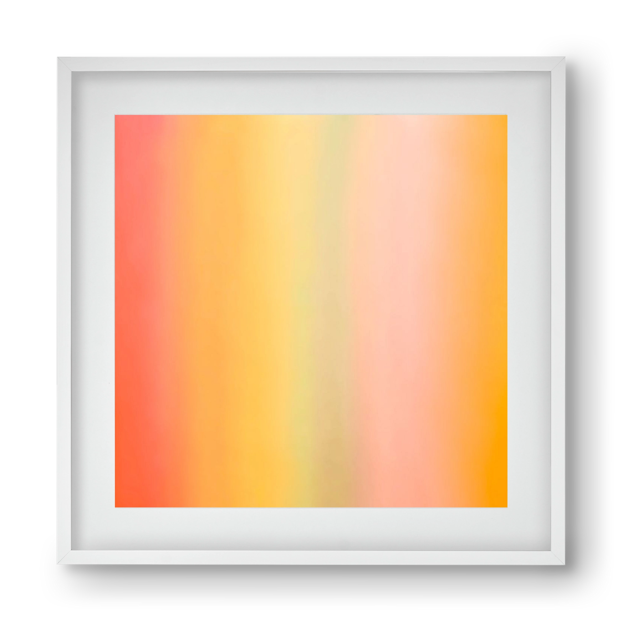  COLORFUL ABSTRACT , 40x40 cm (30x30 cm), Fehér keret, paszpartuval