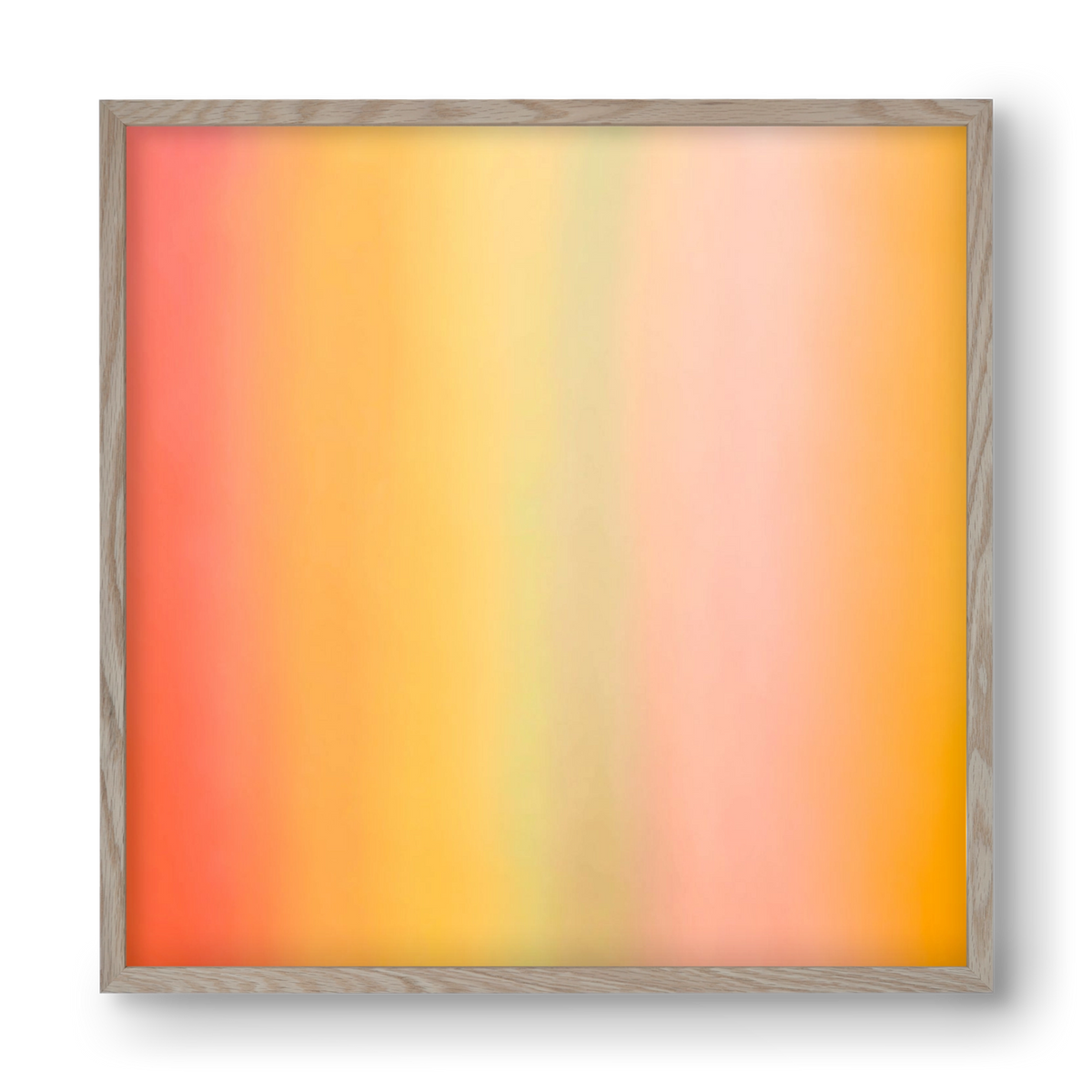  COLORFUL ABSTRACT , 40x40 cm (40x40 cm), Tölgy keret