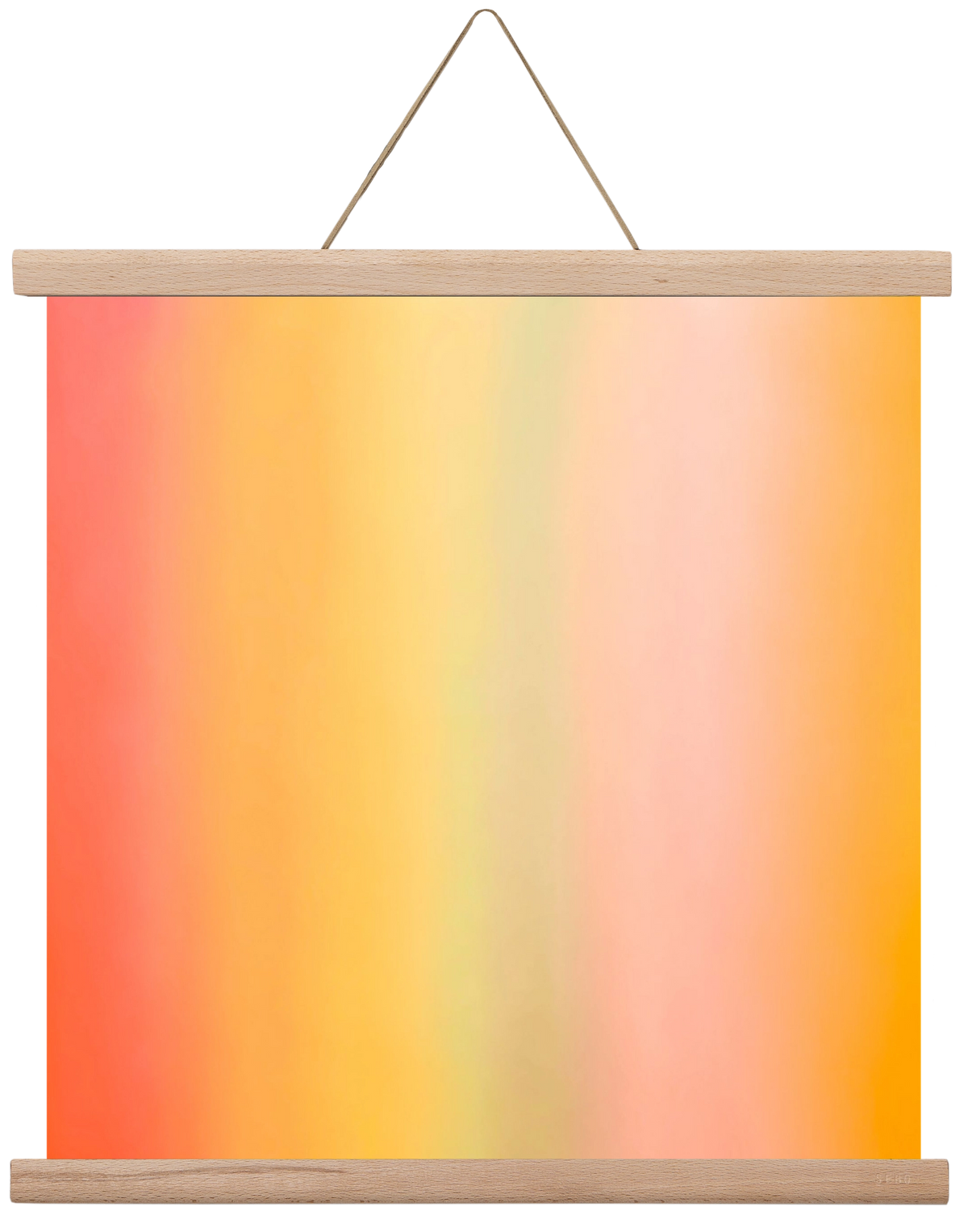  COLORFUL ABSTRACT , 40x40 cm (40x40 cm), Tölgy akasztó