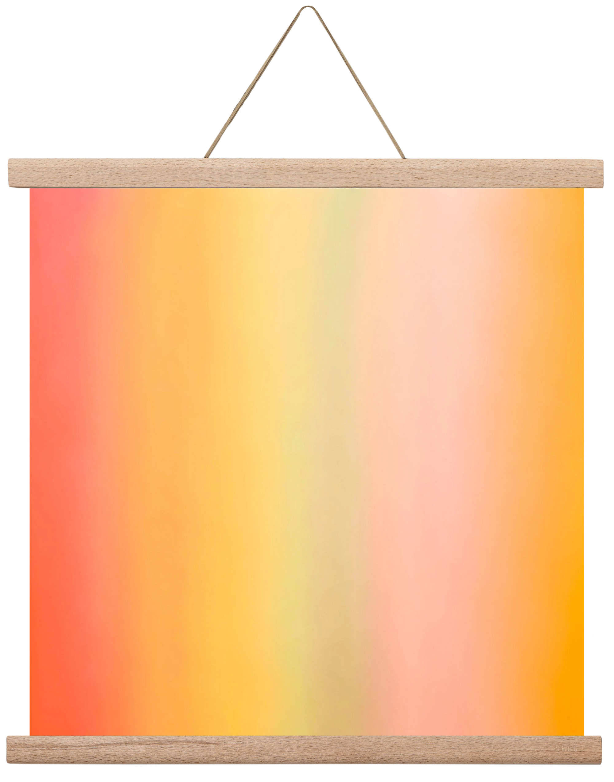  COLORFUL ABSTRACT , 40x40 cm (40x40 cm), Tölgy akasztó