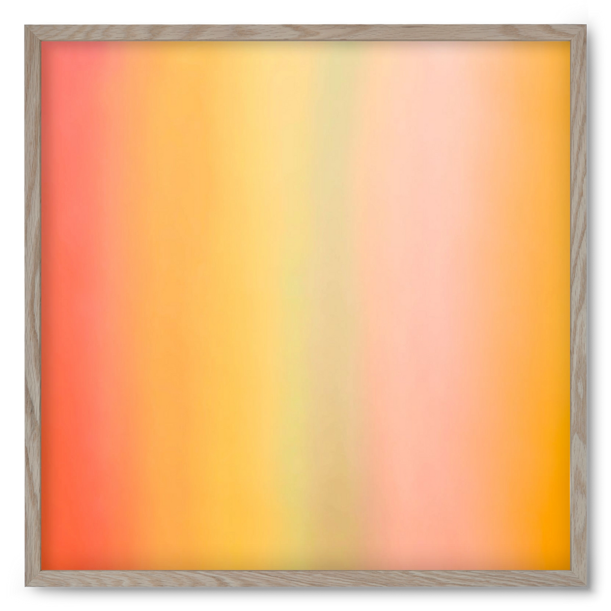  COLORFUL ABSTRACT , 50x50 cm (50x50 cm), Tölgy keret