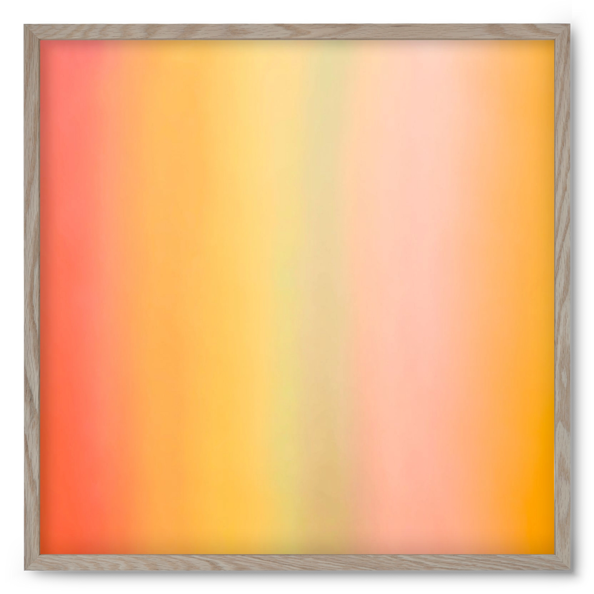  COLORFUL ABSTRACT , 50x50 cm (50x50 cm), Tölgy keret