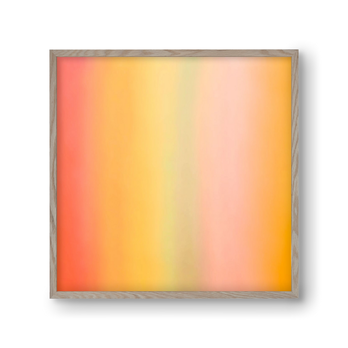  COLORFUL ABSTRACT , 30x30 cm (30x30 cm), Tölgy keret