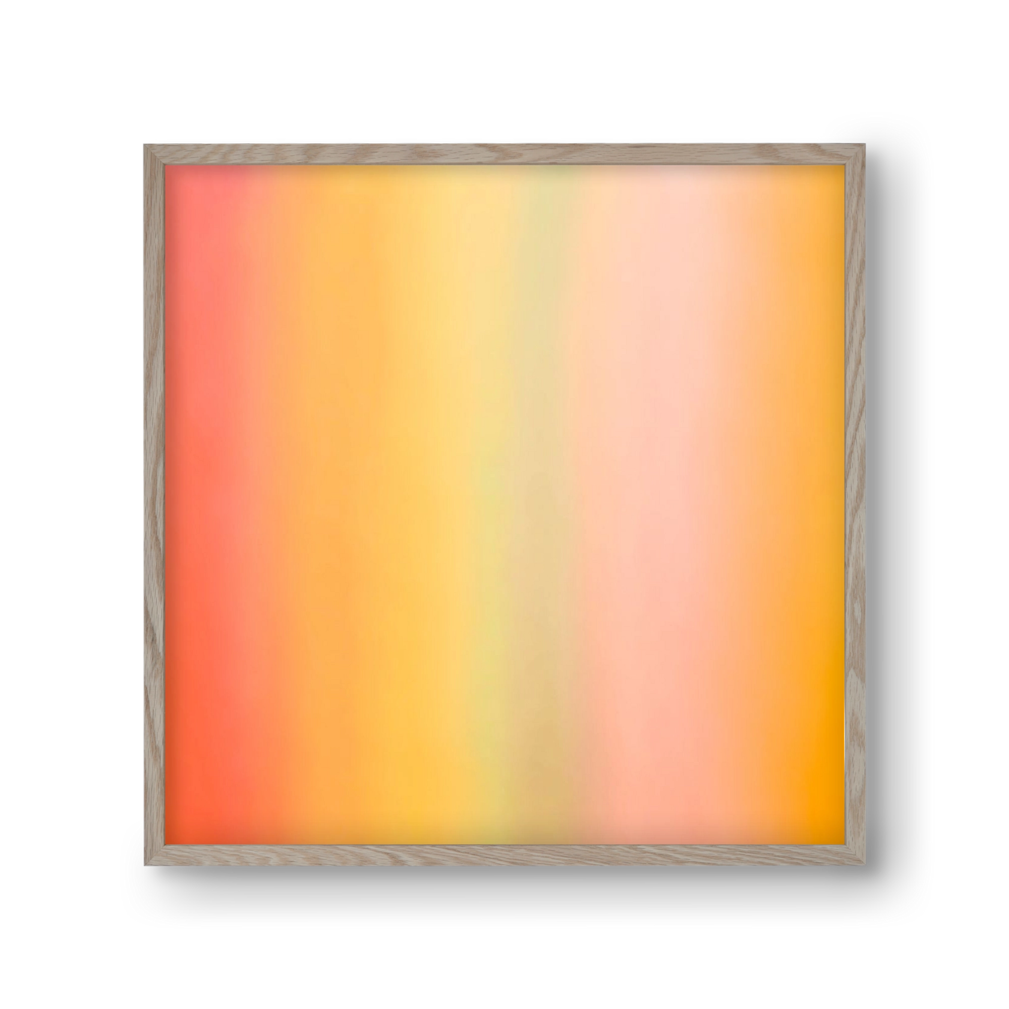  COLORFUL ABSTRACT , 30x30 cm (30x30 cm), Tölgy keret