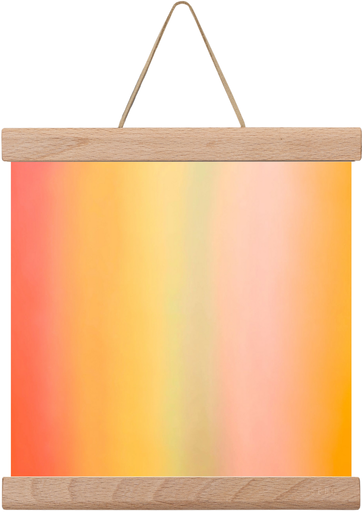  COLORFUL ABSTRACT , 20x20 cm (20x20 cm), Tölgy akasztó