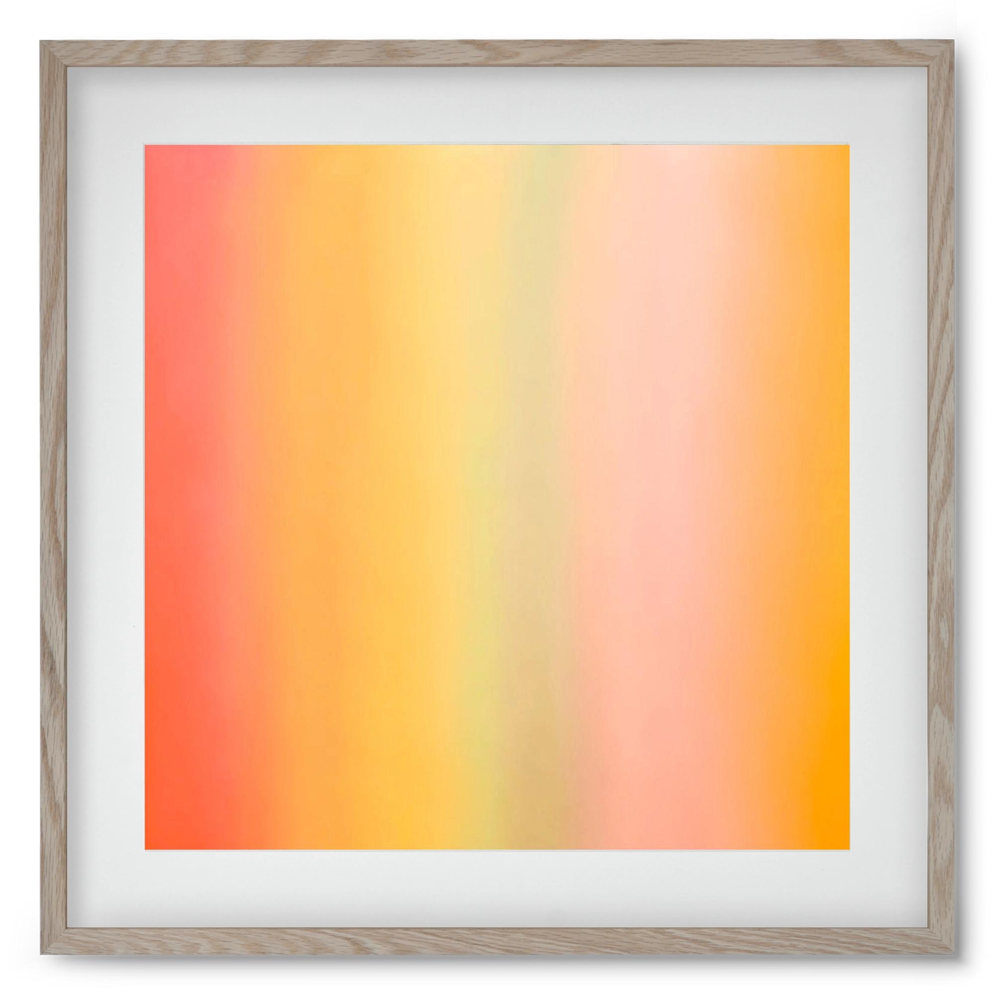  COLORFUL ABSTRACT , 50x50 cm (40x40 cm), Tölgy keret, paszpartuval