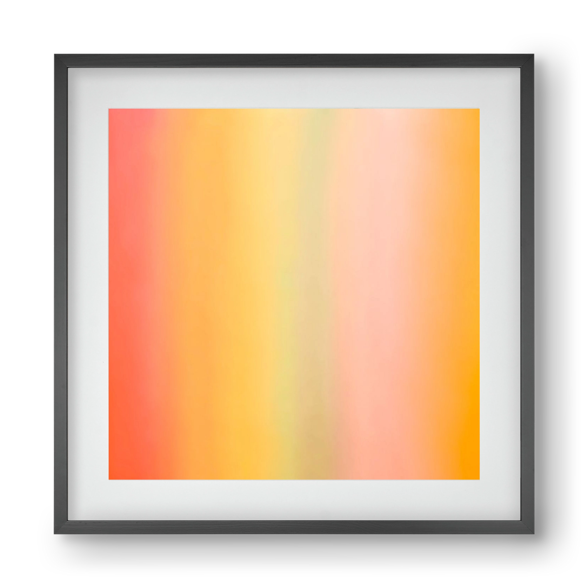  COLORFUL ABSTRACT , 40x40 cm (30x30 cm), Fekete keret, paszpartuval