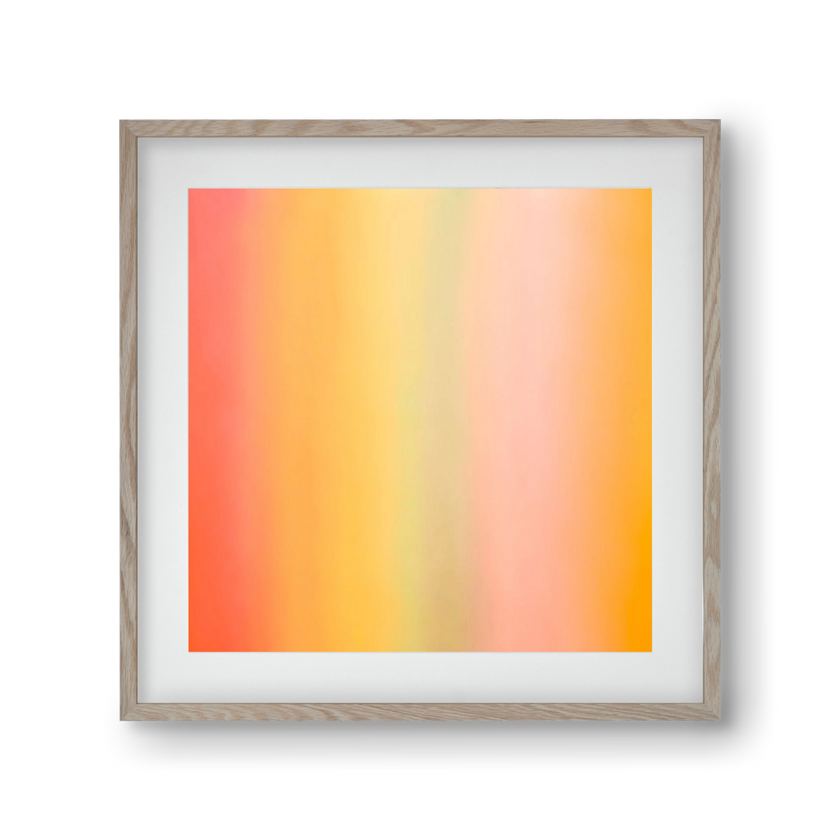  COLORFUL ABSTRACT , 30x30 cm (20x20 cm), Tölgy keret, paszpartuval