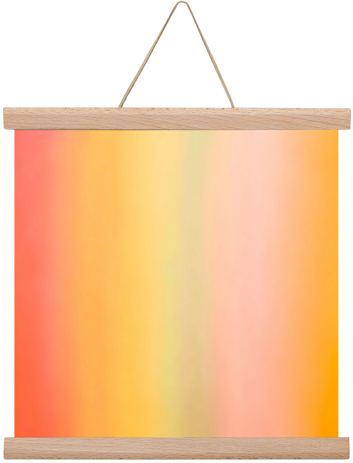  COLORFUL ABSTRACT , 30x30 cm (30x30 cm), Tölgy akasztó