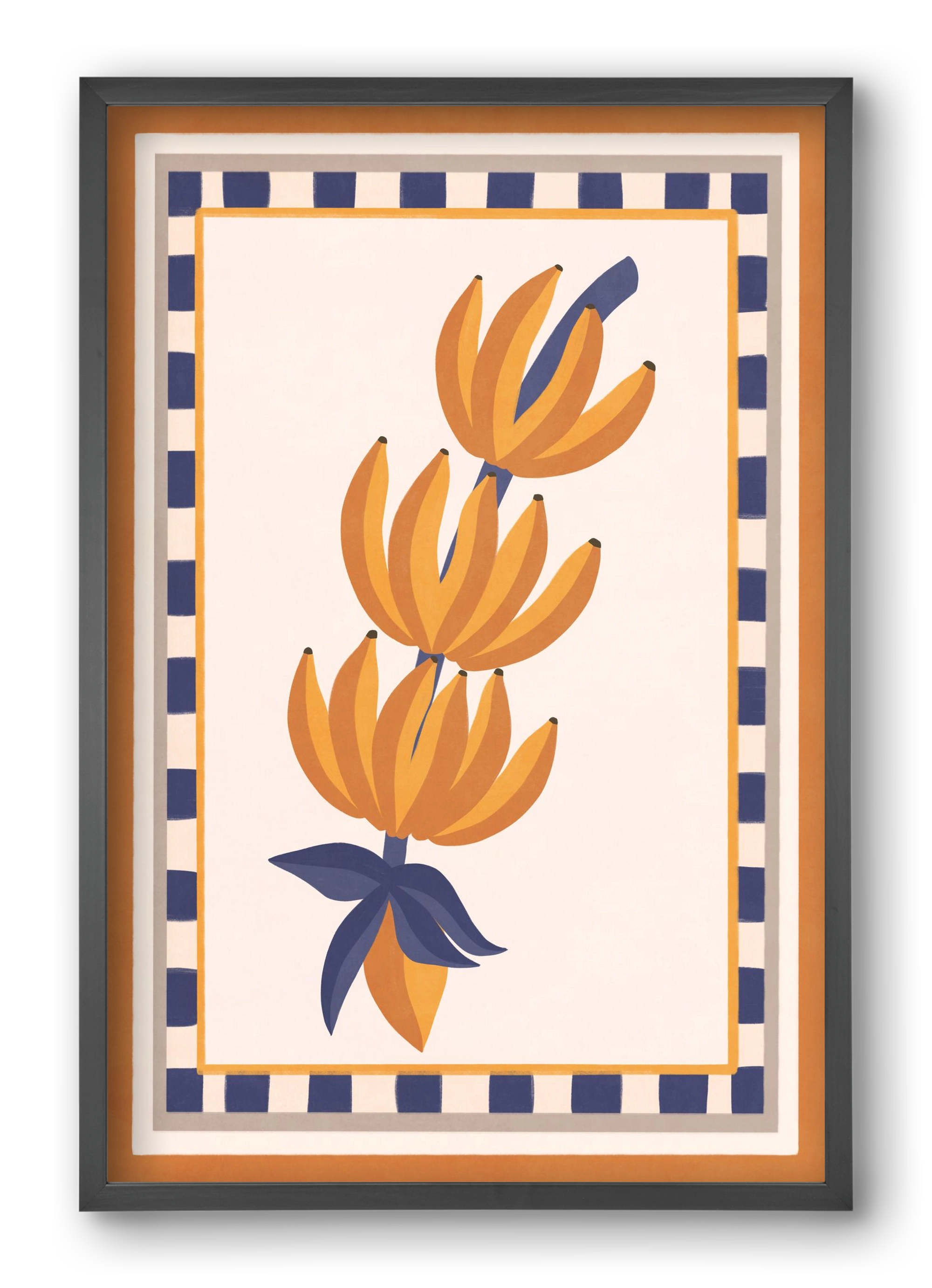 BANANAS, 40x60 cm (40x60 cm), Fekete keret