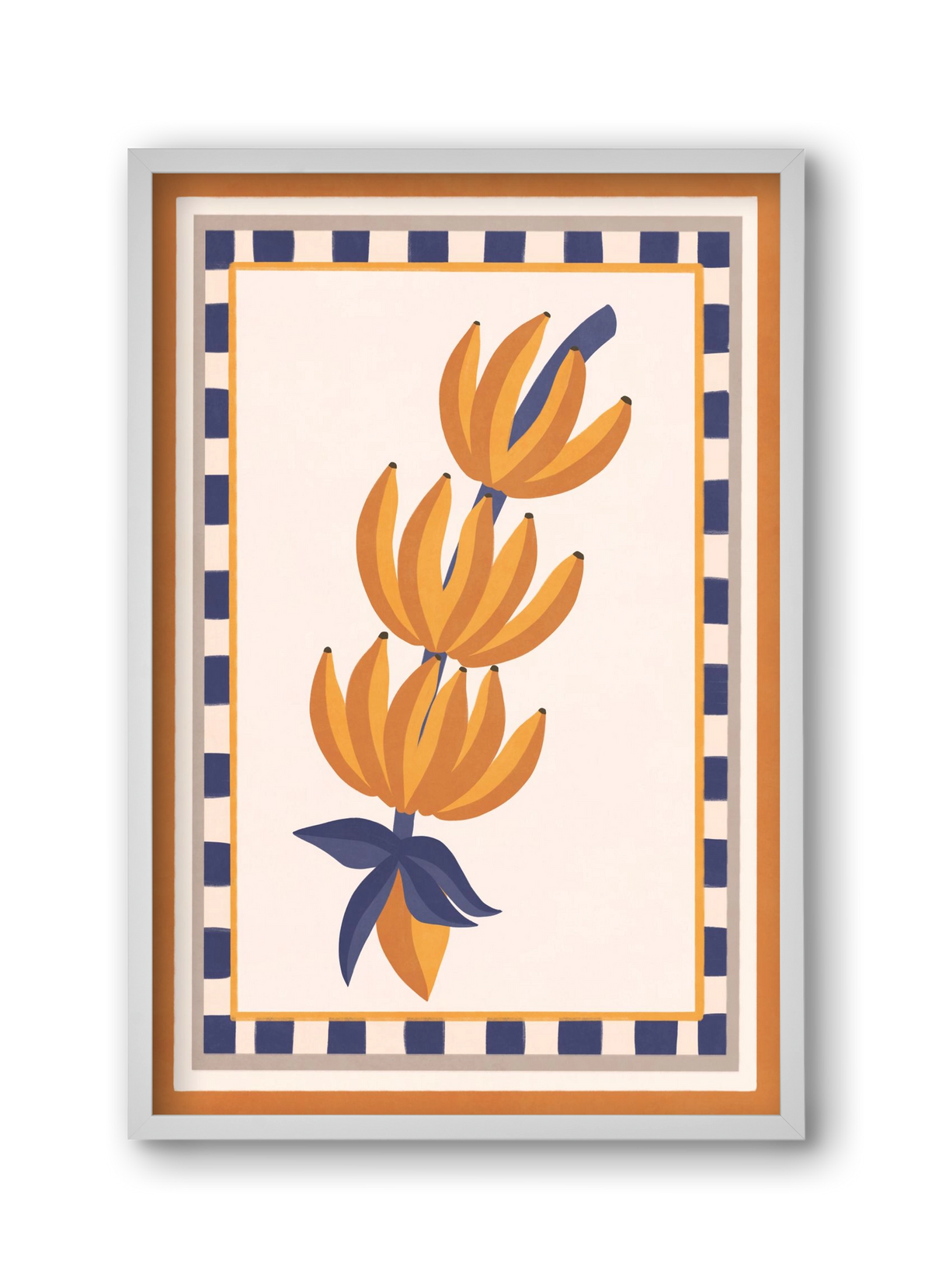 BANANAS, 30x45 cm (30x45 cm), Fehér keret