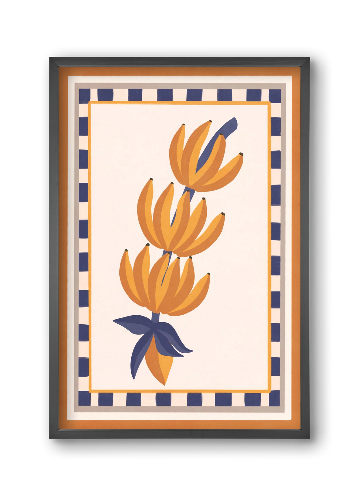 BANANAS, 30x45 cm (30x45 cm), Fekete keret