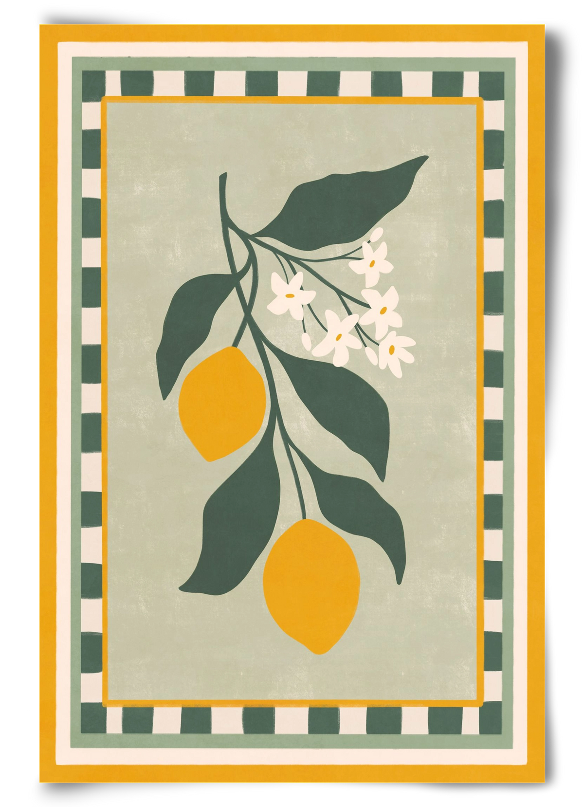 LEMON TWIG - 012, 60x90 cm, Keret nélkül