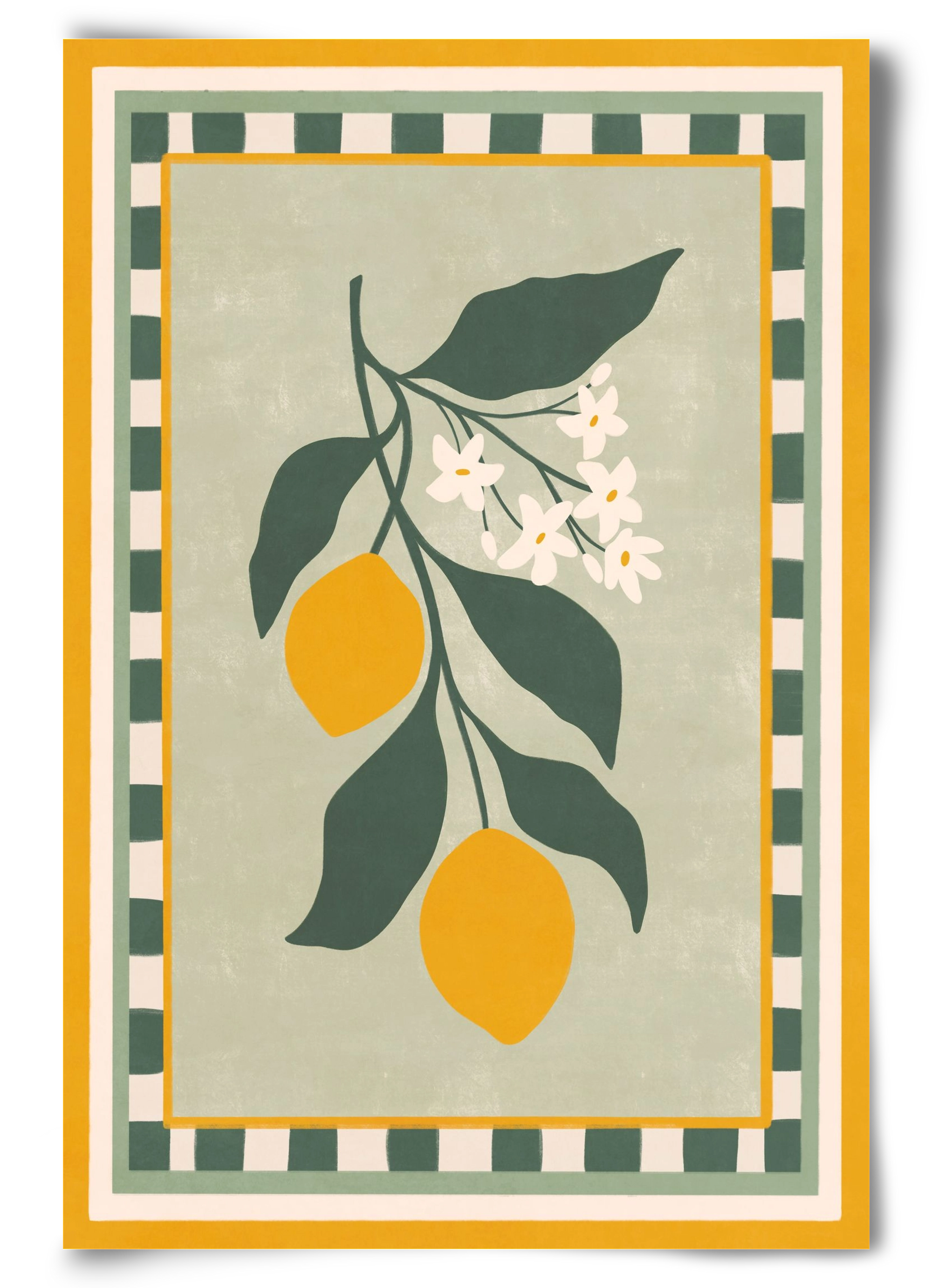 LEMON TWIG - 012, 60x90 cm, Keret nélkül