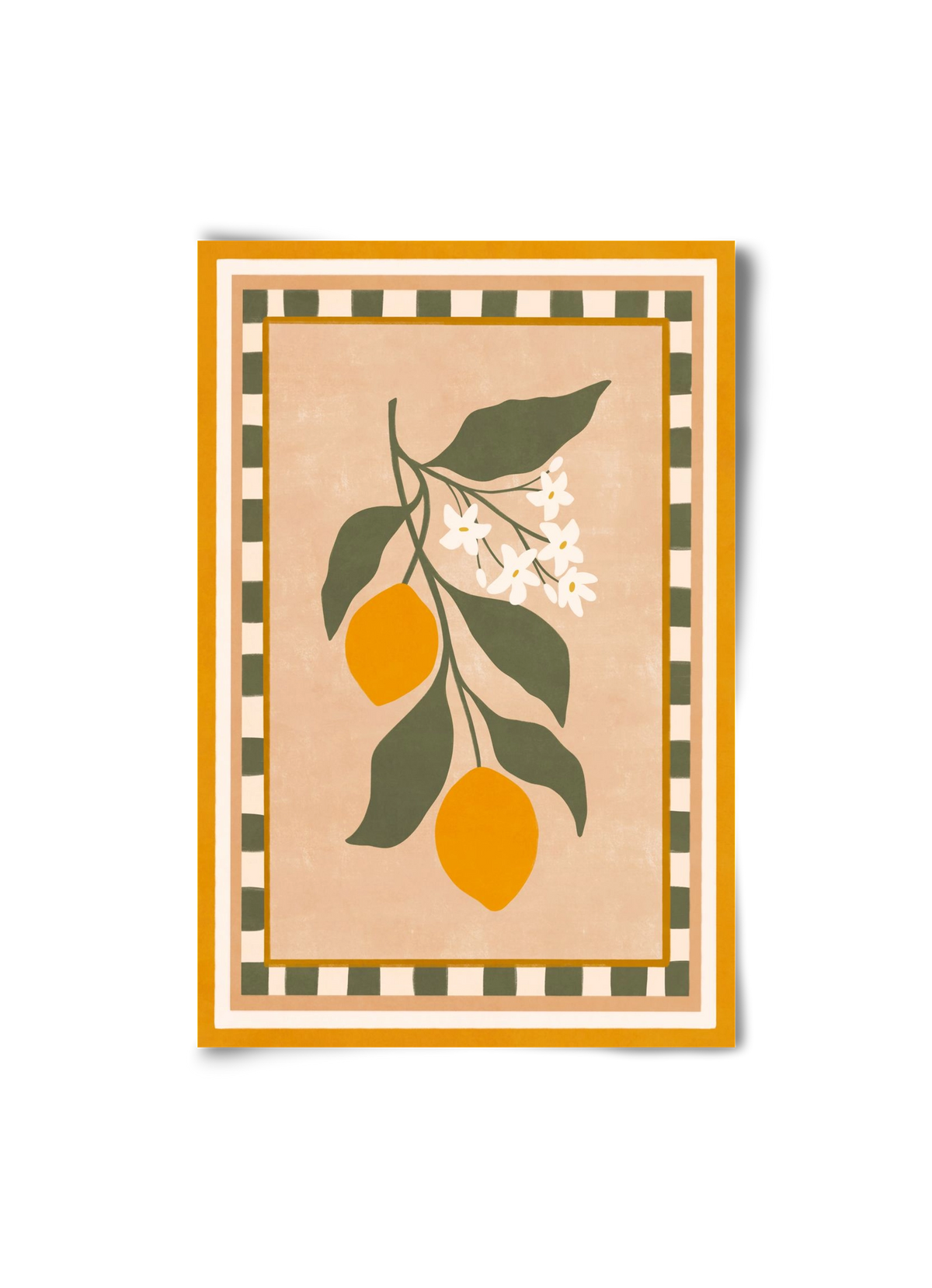 LEMON TWIG - 01 , 20x30 cm, Keret nélkül