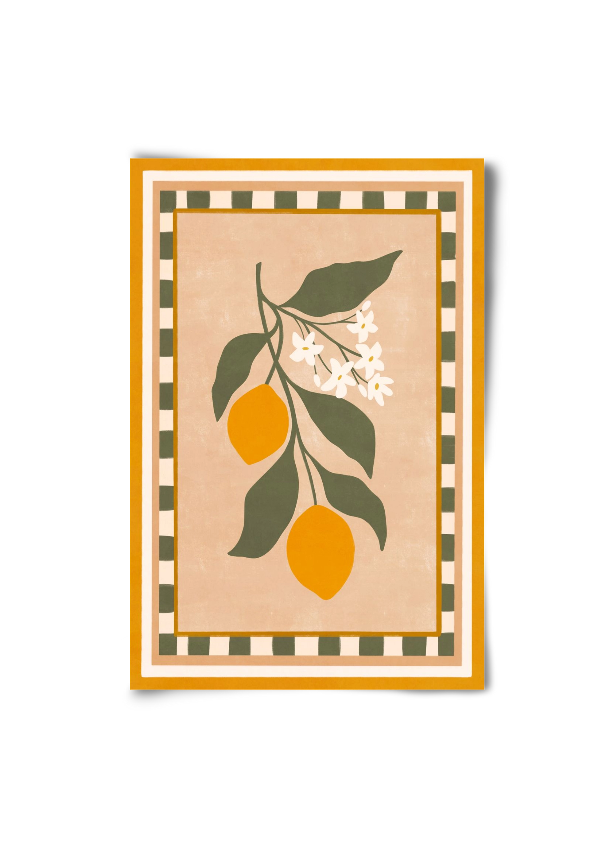 LEMON TWIG - 01 , 20x30 cm, Keret nélkül