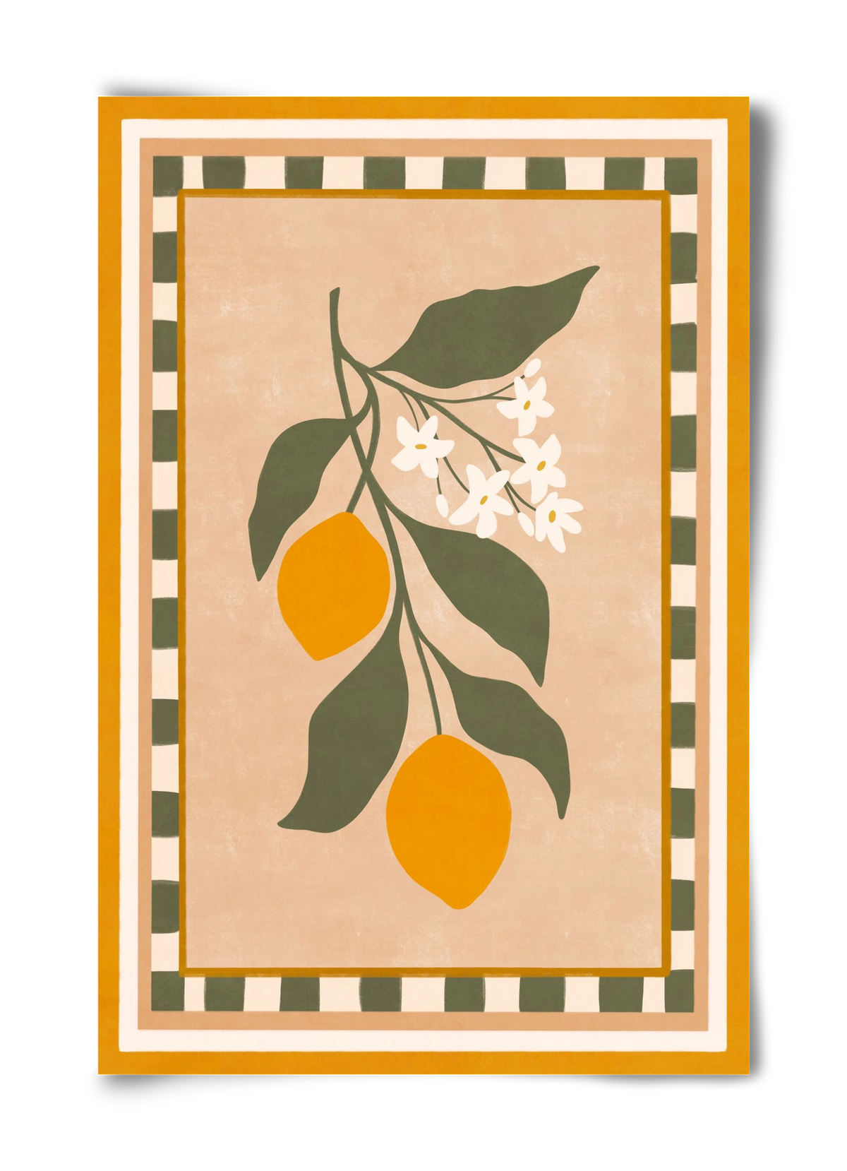 LEMON TWIG - 01 , 40x60 cm, Keret nélkül