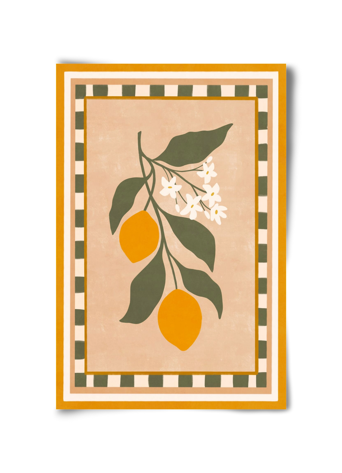 LEMON TWIG - 01 , 30x45 cm, Keret nélkül