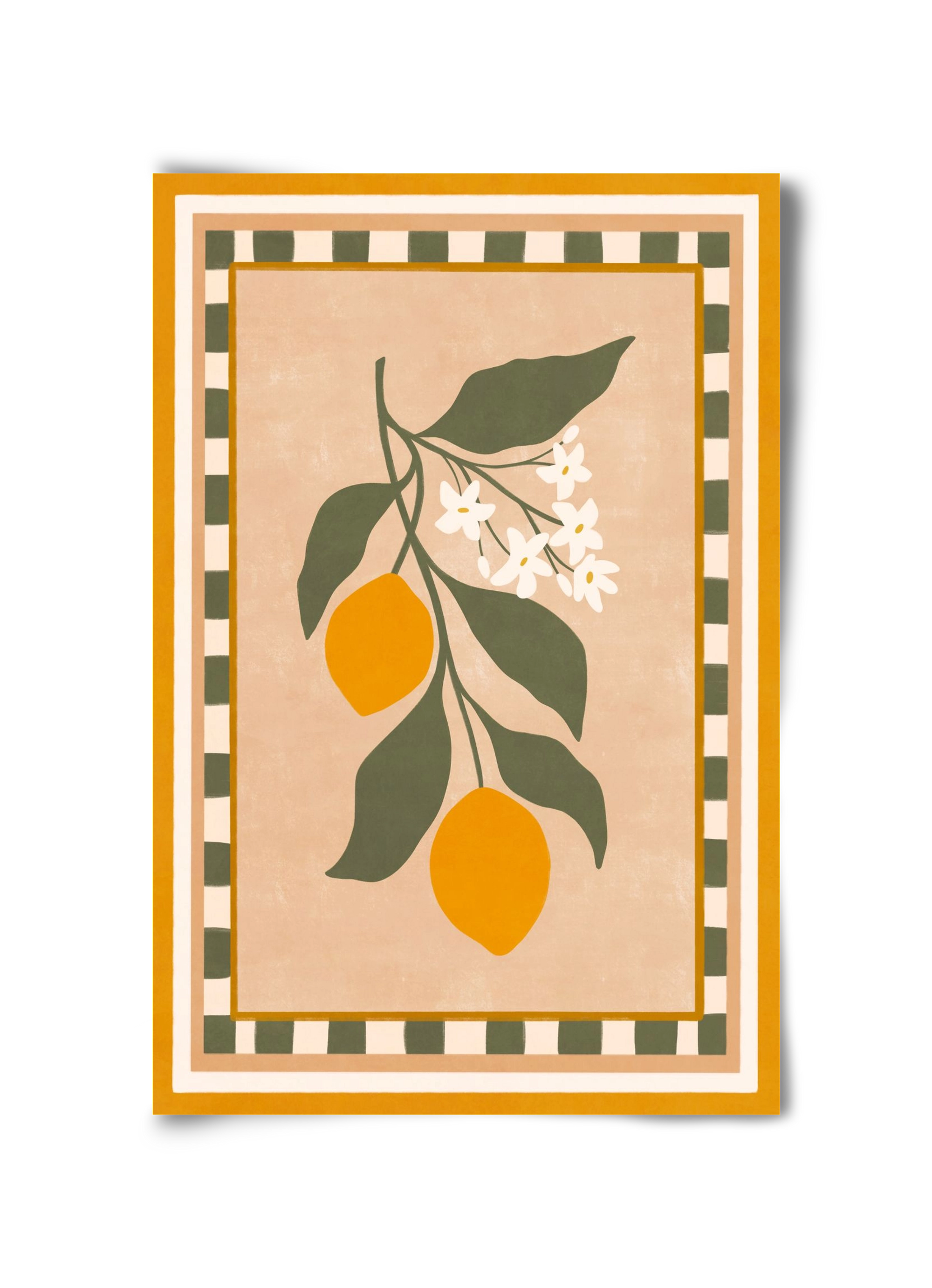 LEMON TWIG - 01 , 30x45 cm, Keret nélkül