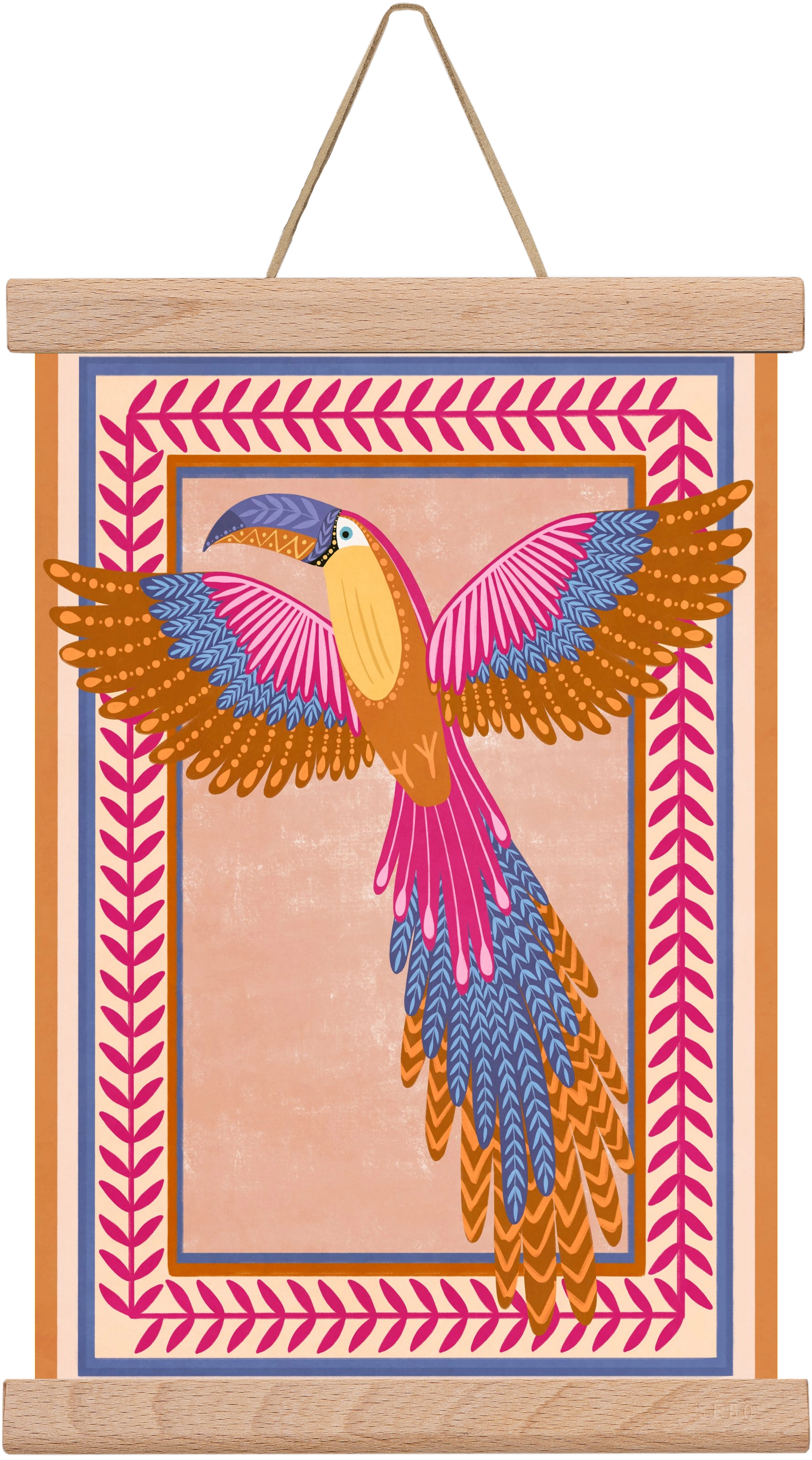 BIRD, 20x30 cm (20x30 cm), Tölgy akasztó