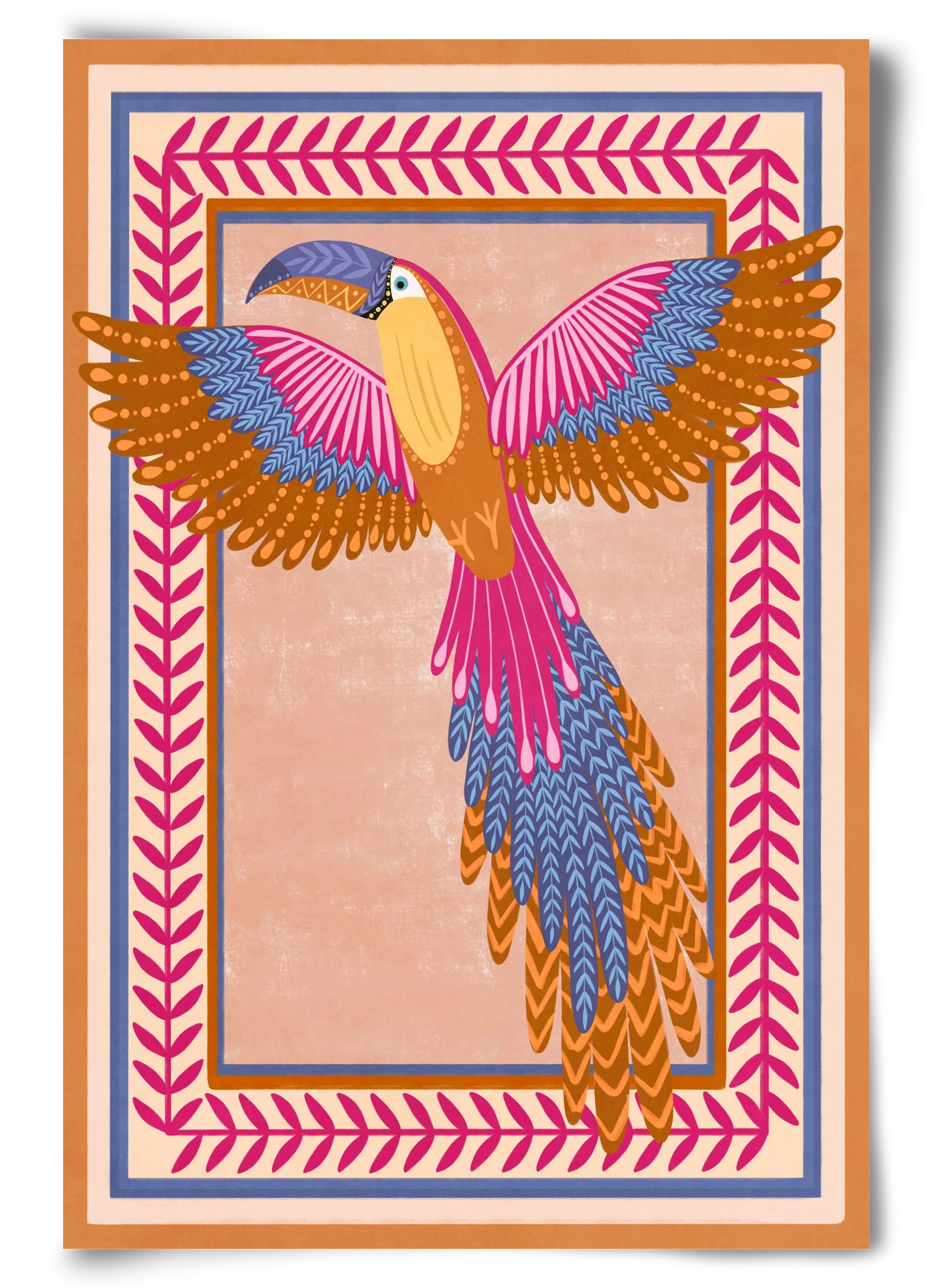 BIRD, 60x90 cm, Keret nélkül