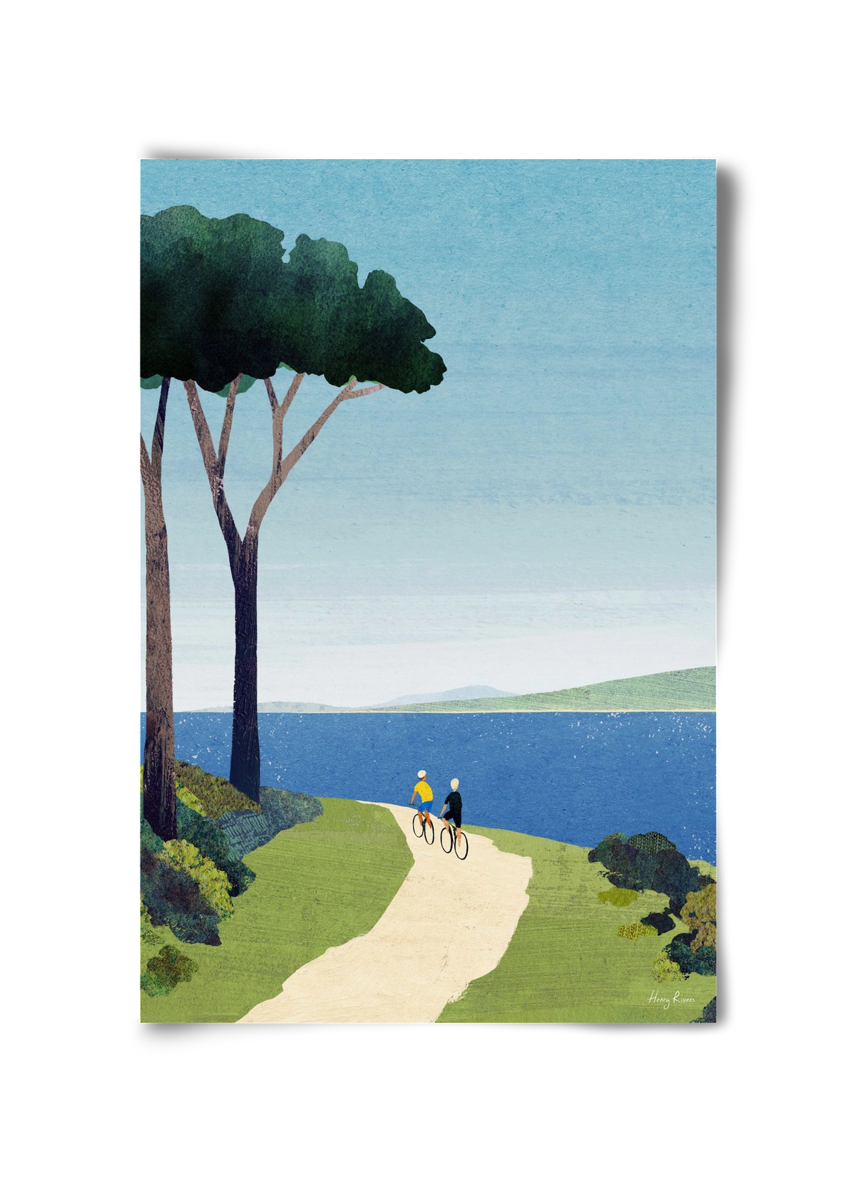 Bike ride, 30x45 cm, Keret nélkül