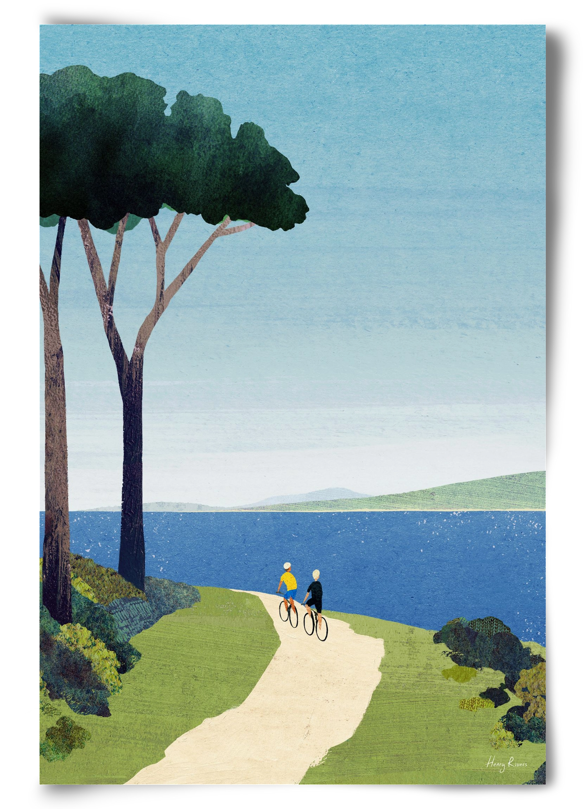 Bike ride, 60x90 cm, Keret nélkül