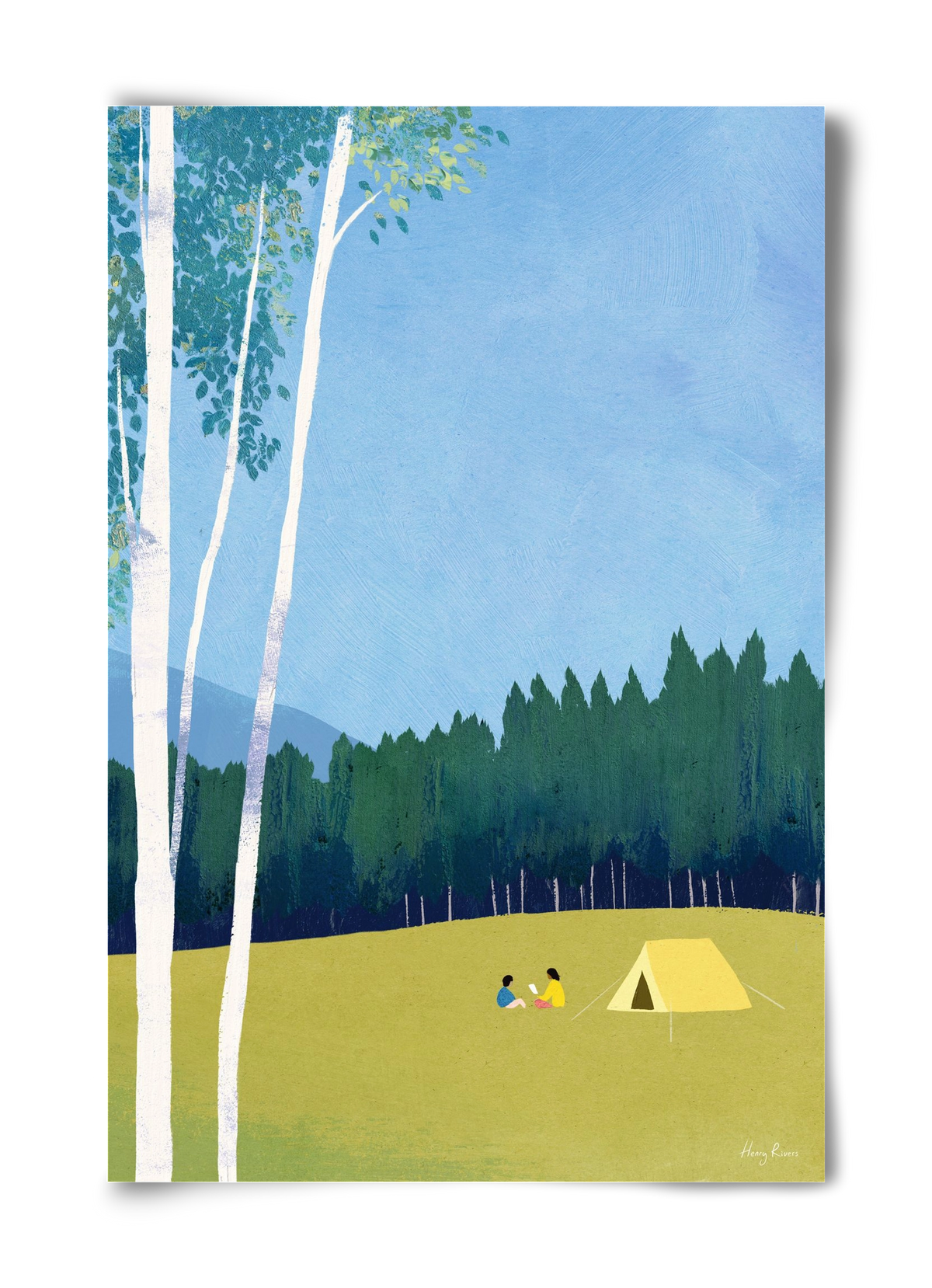 Camping trip, 40x60 cm, Keret nélkül